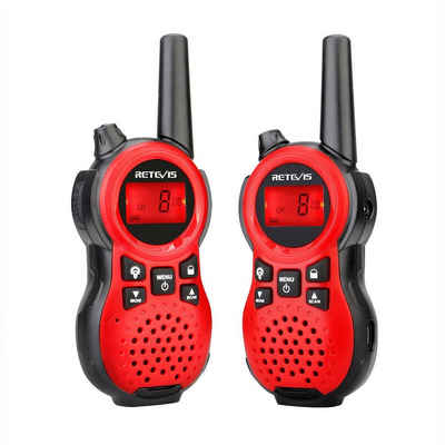 Retevis Funkgerät RT638 Walkie Talkie Kinder Geschenk Funkgeräte ab 3-12, (Walkie Talkie Kinder, für Kinderspiele,Wandern,Garten,im Freien), 16 Kanäle, Taschenlampe, VOX