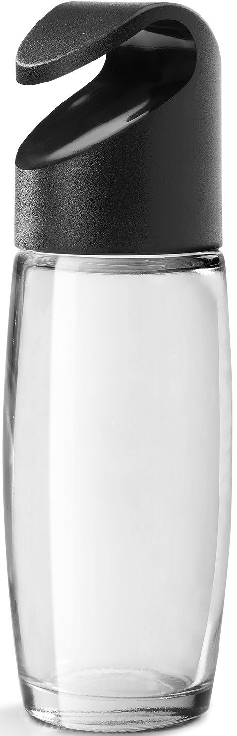 Metaltex Gewürzkarussell austauschbaren Spice-8, + 12 Etiketten selbstklebenden Streueinsätzen 16 (Set), schwarz/transparent inkl