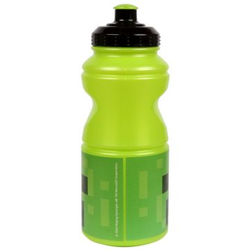 Sarcia.eu Trinkflasche Minecraft, Creeper grüne Trinkflasche, 380ml Plastik-Bidon
