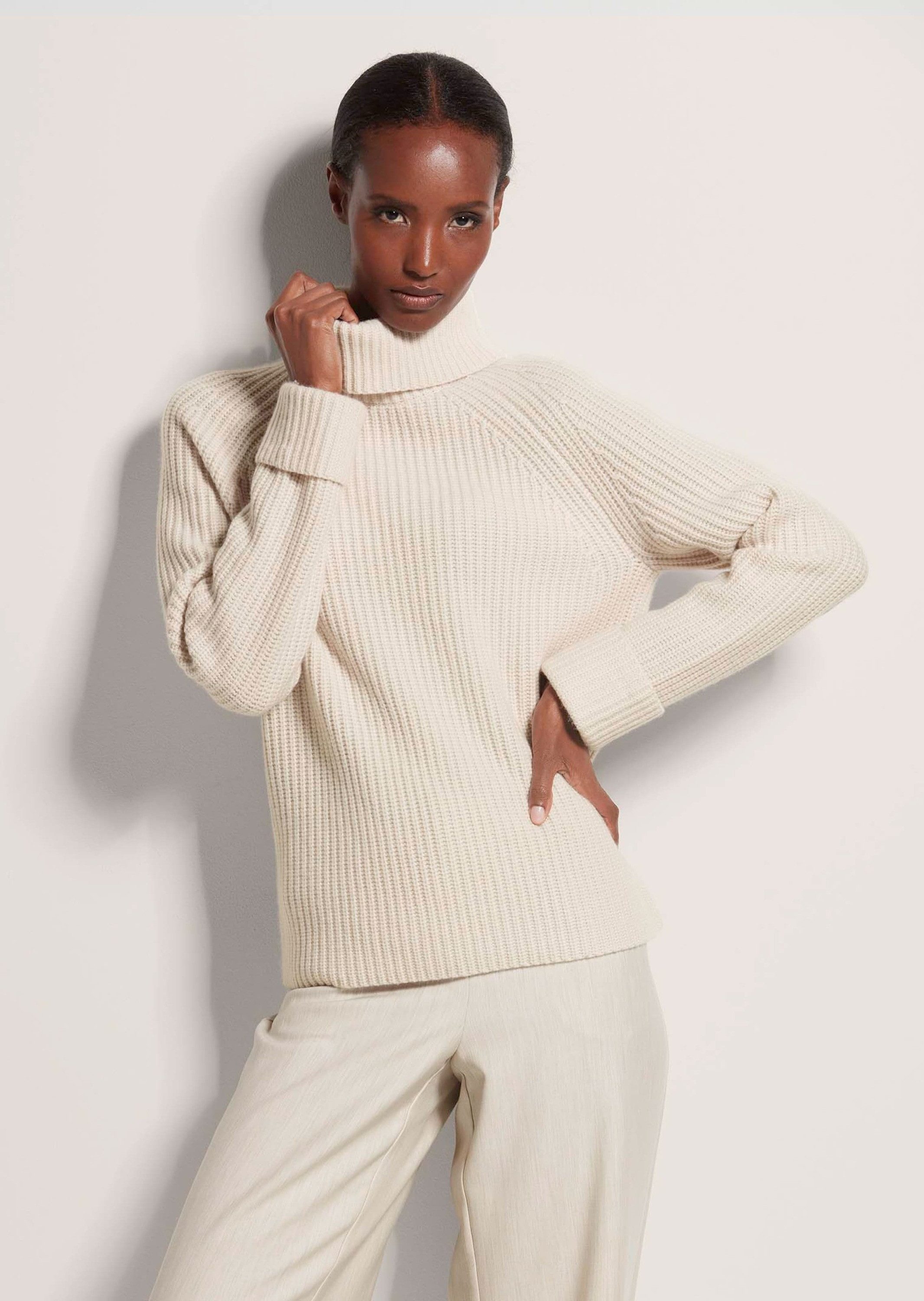 Strickpullover Rollkragen-Pullover mit Good Cashmere