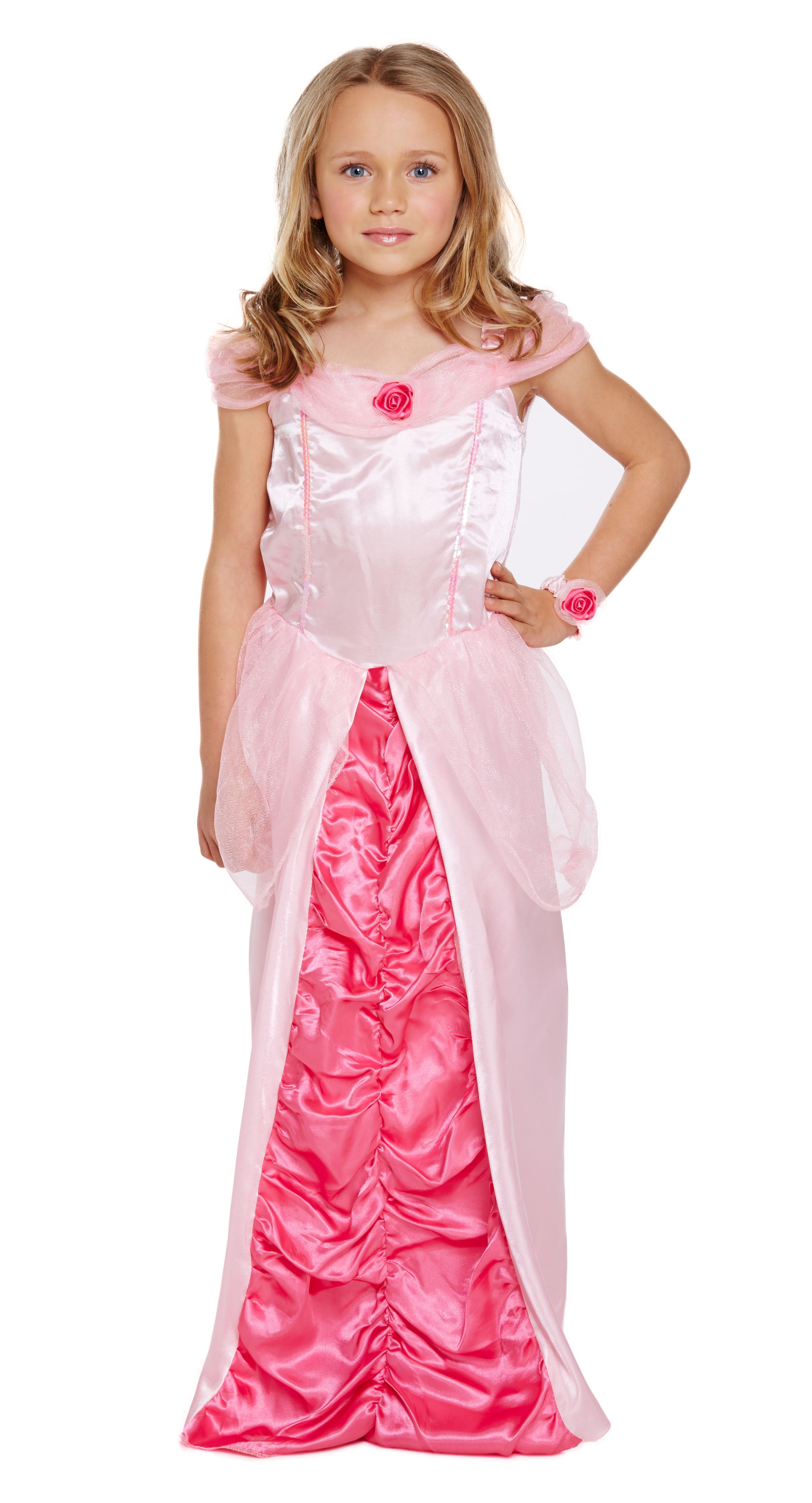 Henbrandt Prinzessin-Kostüm Kinderkostüm Traumprinzessin Verkleidung Prinzessinnen 4-6 Jahre