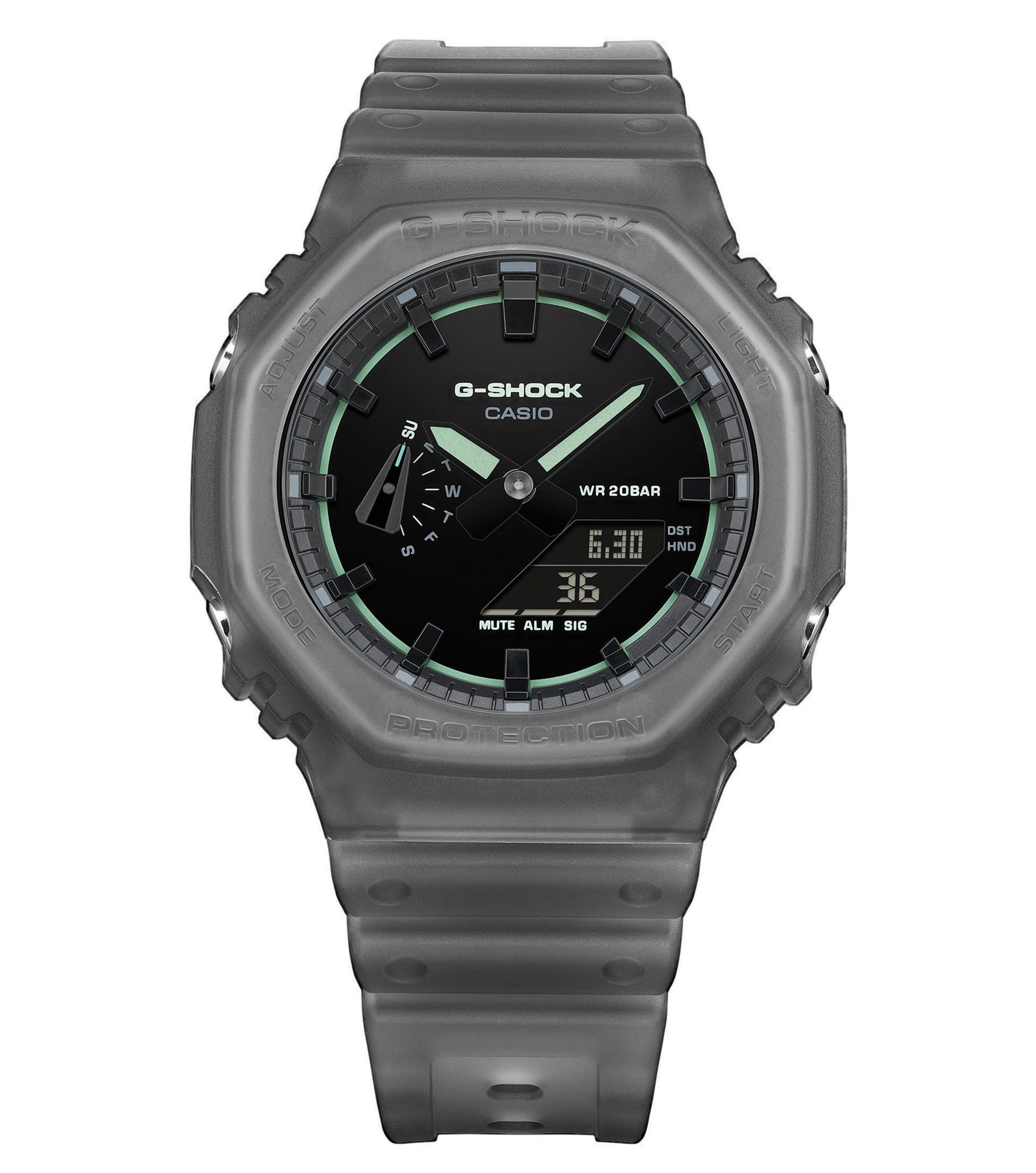 CASIO G-SHOCK Chronograph GA-2100K-1AER, Quarzuhr, Armbanduhr, Herrenuhr, analog, digital