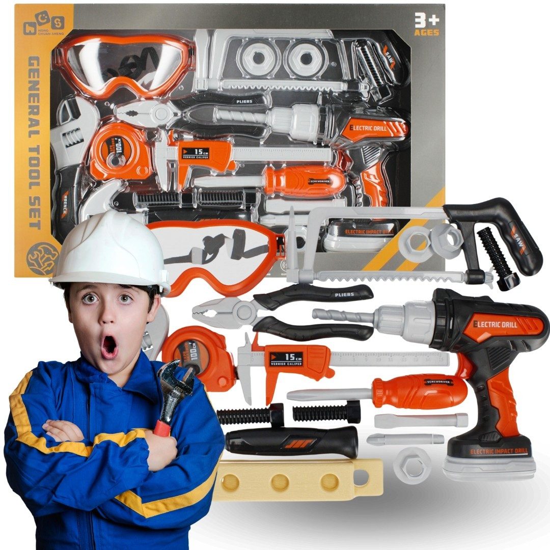 Sarcia.eu Spielwerkzeug Werkstatt-Werkzeug Set für Kinder MEGA CREATIVE