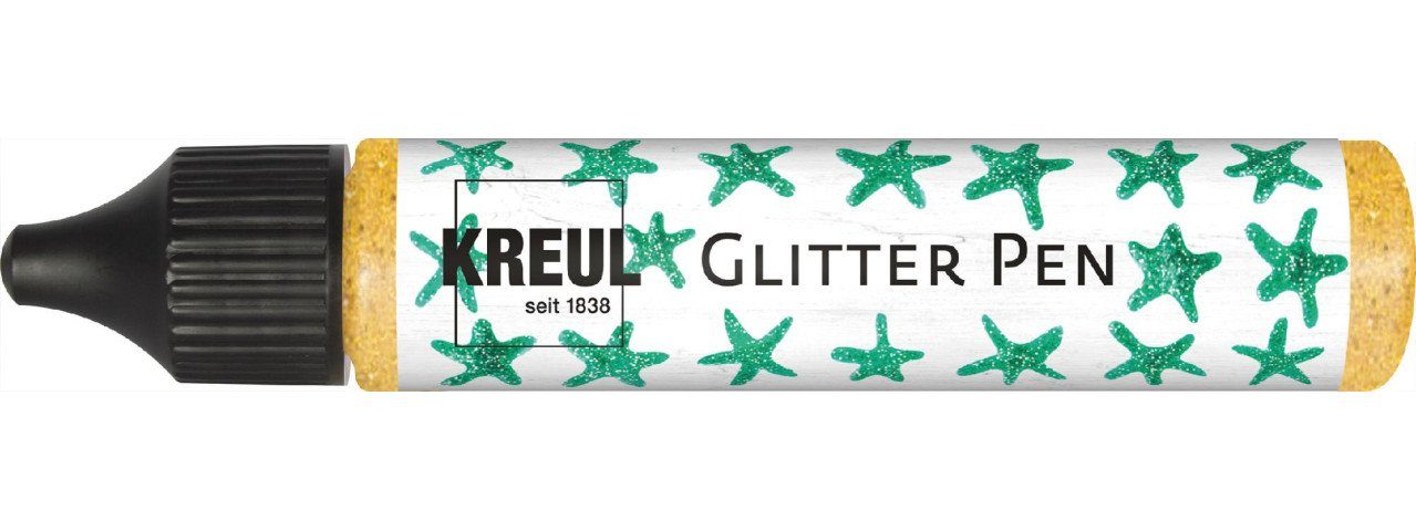 Bastelfarbe Kreul PicTixx GlitterPen gold 29 ml