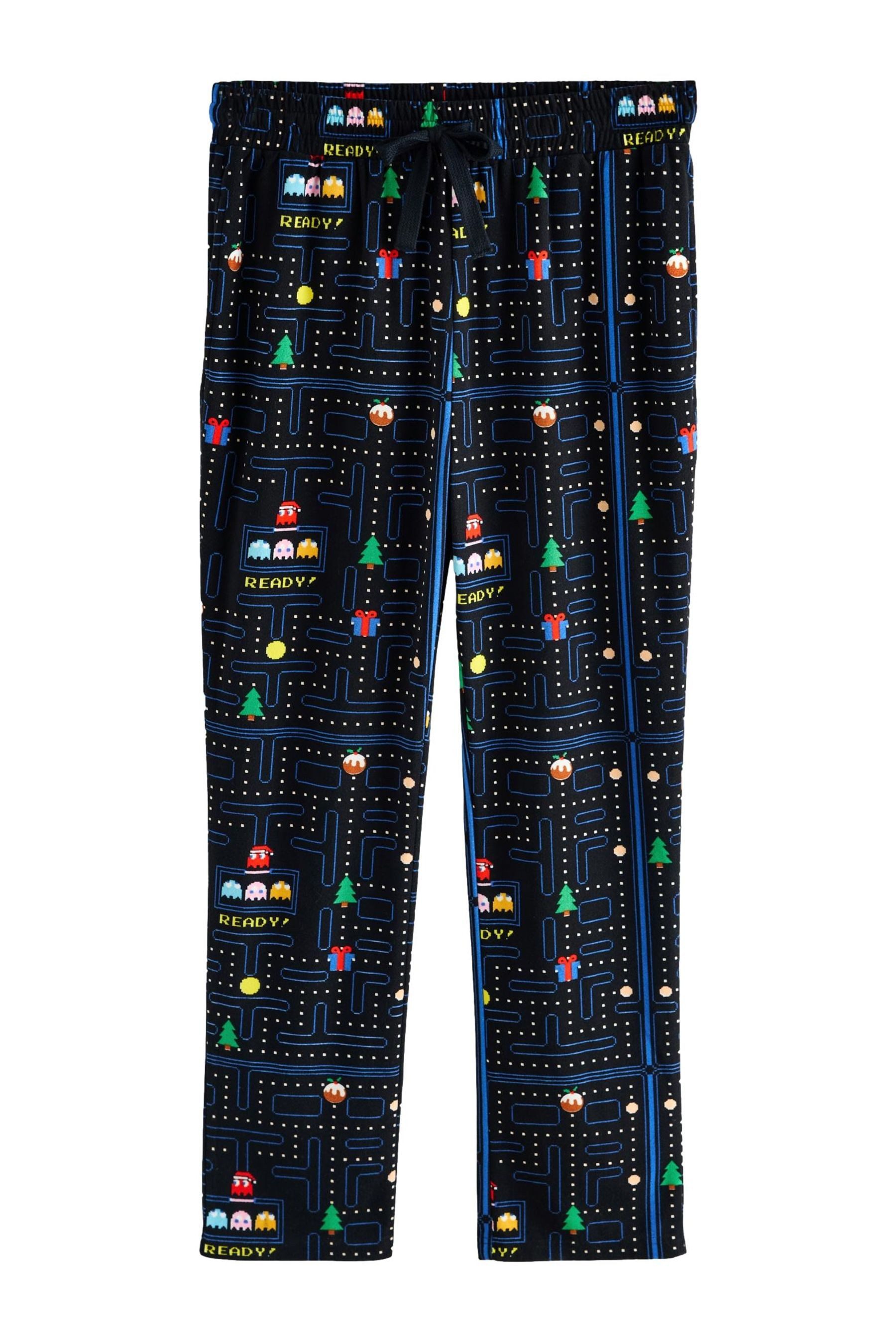 Pyjamahose Pyjamahose mit Pac-Man-Print