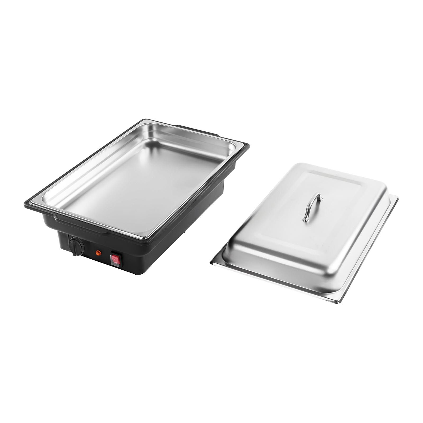 Speisenwärmer Chafing Dish 900 W GN 1/1 Behälter 65 mm 8L Warmhaltebehälter Gastro