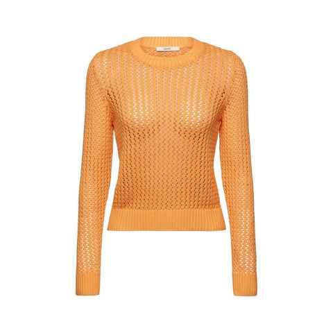 Esprit Rundhalspullover Strukturierter Pullover aus Bio-Baumwolle