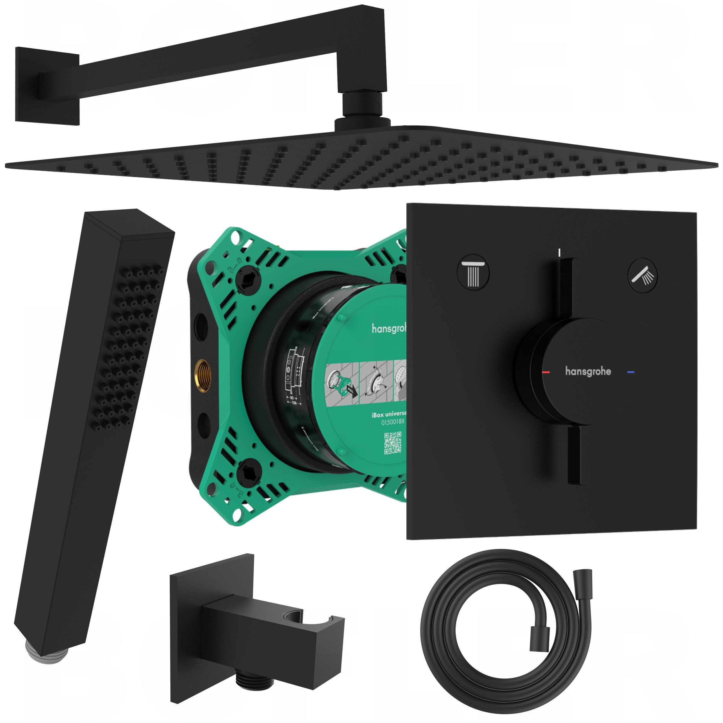 hansgrohe Duscharmatur DuoTurn E (Unterputz Duschsystem, Duschanlage, Dusch günstig online kaufen