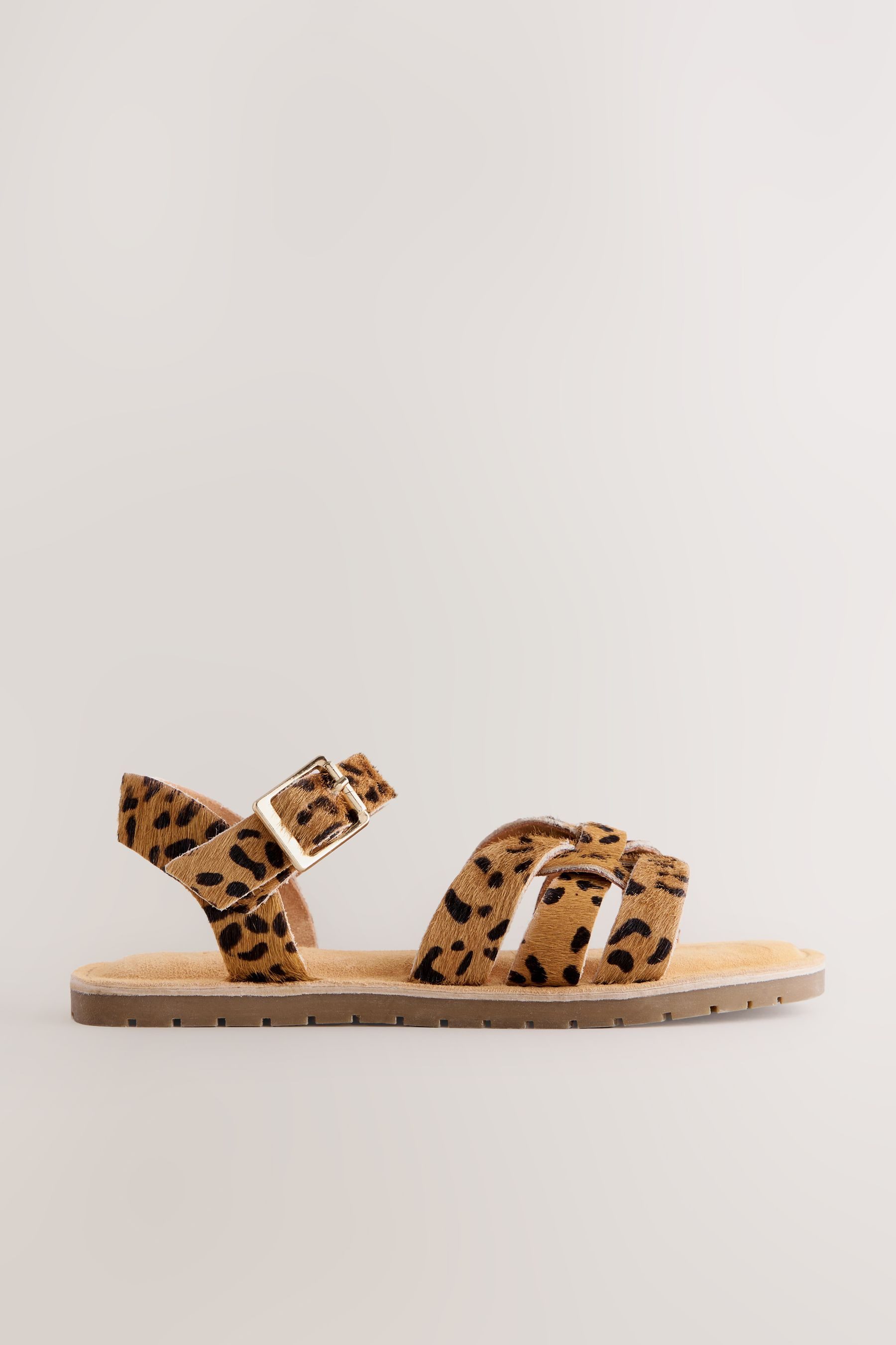 Next Sandalen aus gewebtem Leder Sandale (1-tlg)