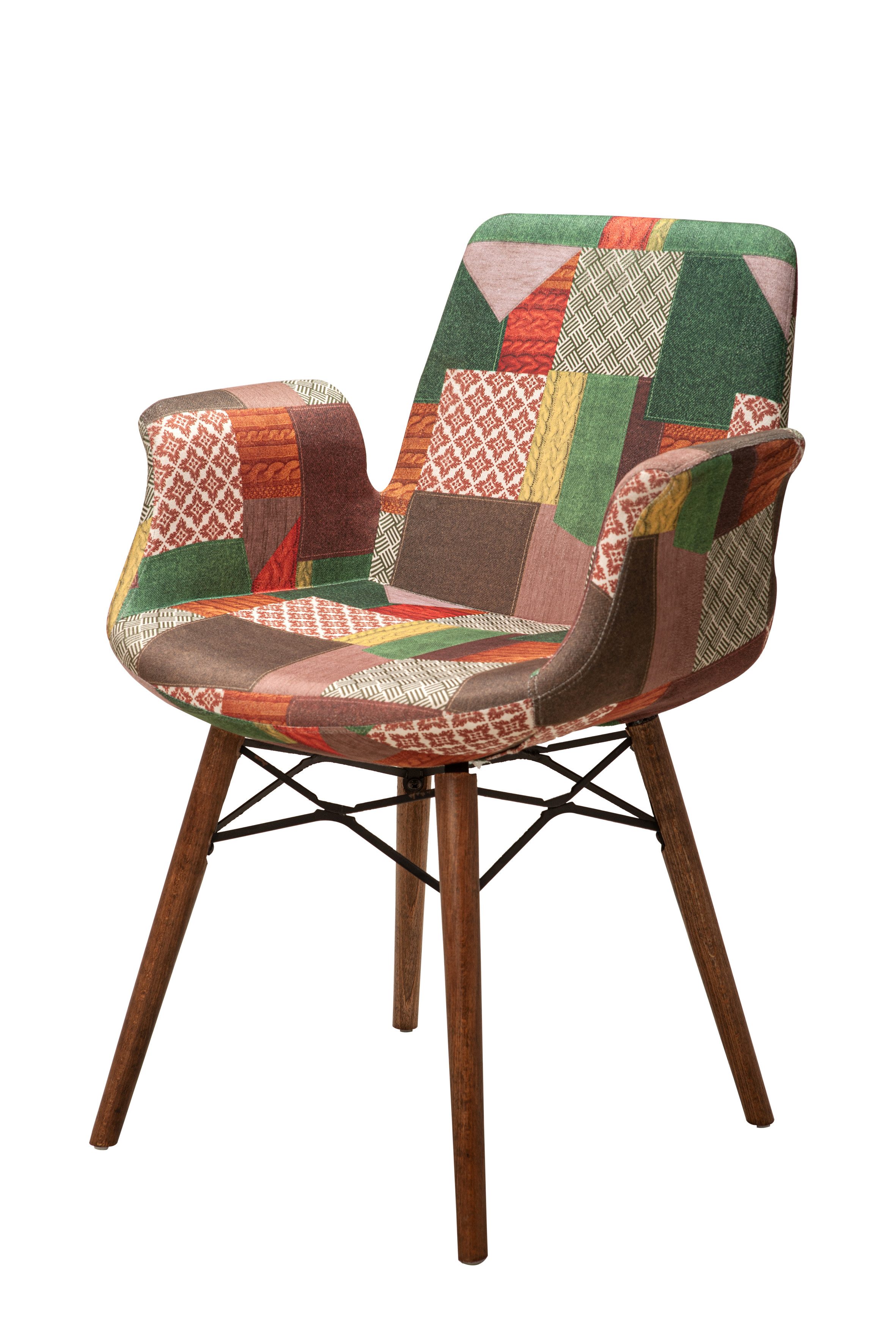 Stuhlmann Esszimmerstuhl Orlando (675C, 1 St), mit Metallgestell und Holzbe günstig online kaufen