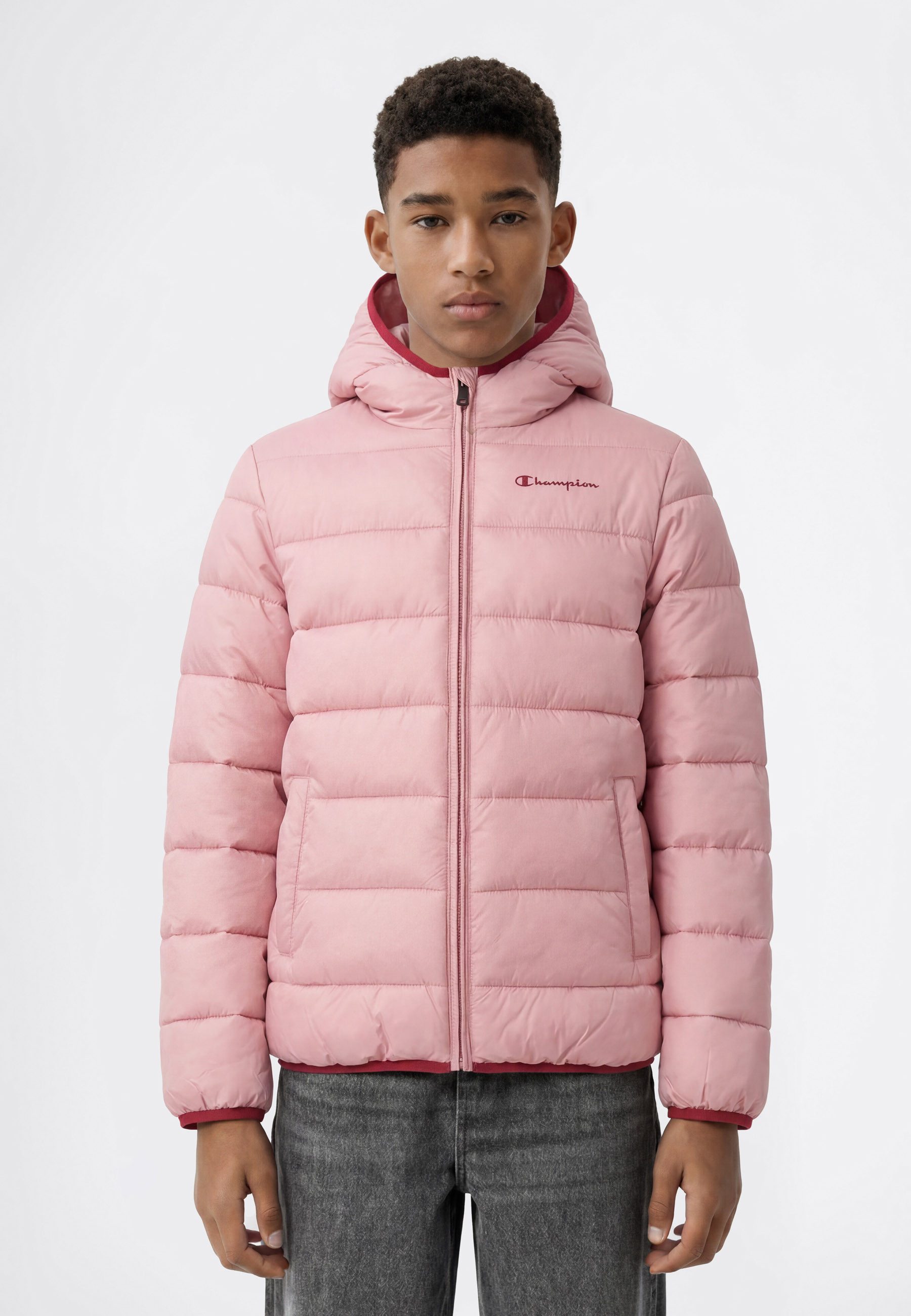 Champion Steppjacke SPORTWEAR JACKET Standard Fit mit verstellbarer Kapuze, Standard Fit