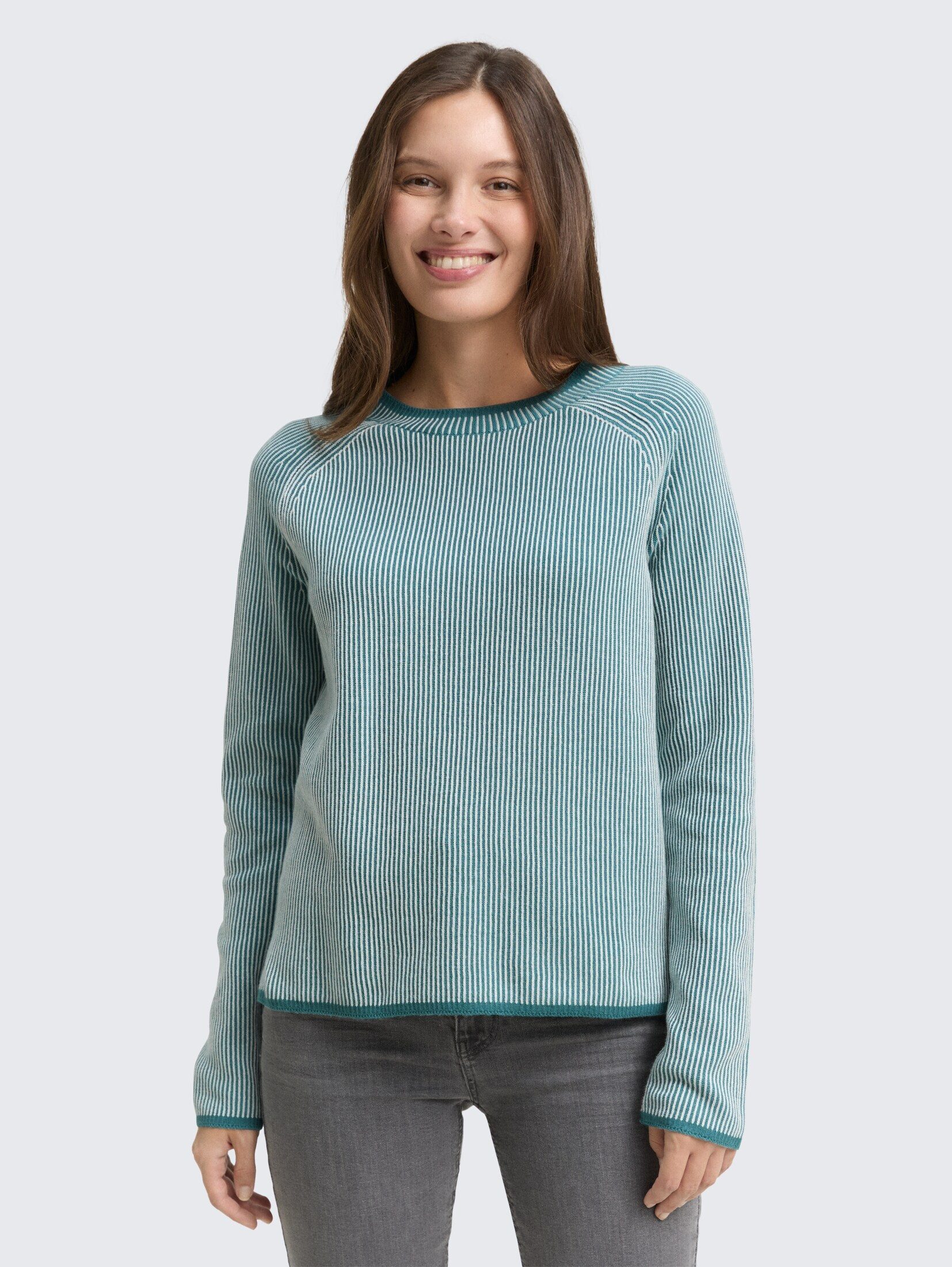 TOM TAILOR Strickpullover Pullover & Strickjacken Strickpullover mit Rundha günstig online kaufen