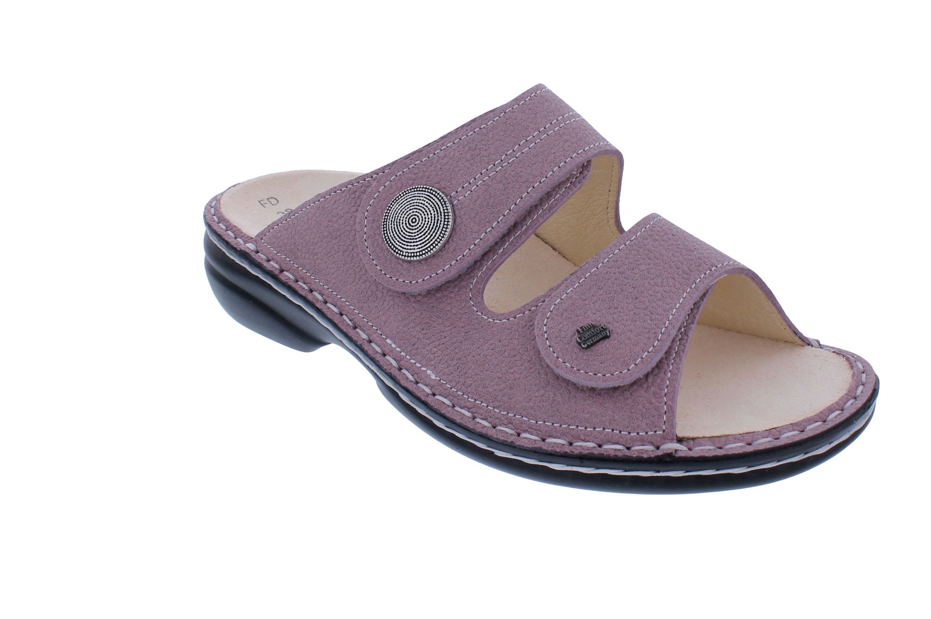 Finn Comfort Finn Comfort Pantolette Sansibar 2550-834108, Nubukleder, Rosé günstig online kaufen