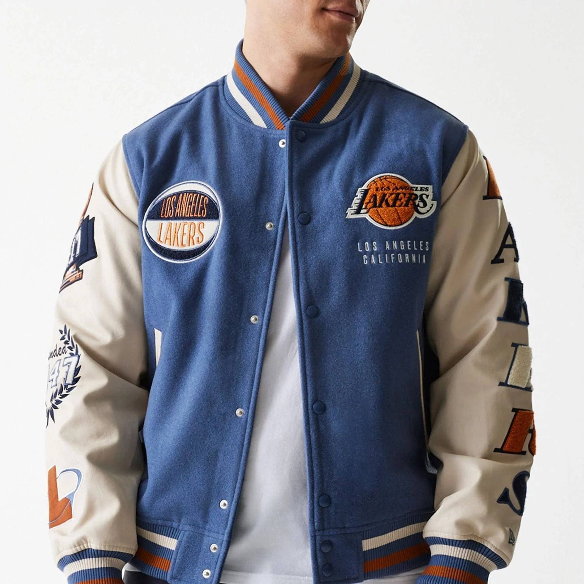 New Era Collegejacke Jacke New Era NBA Patch Los Angeles Lakers günstig online kaufen