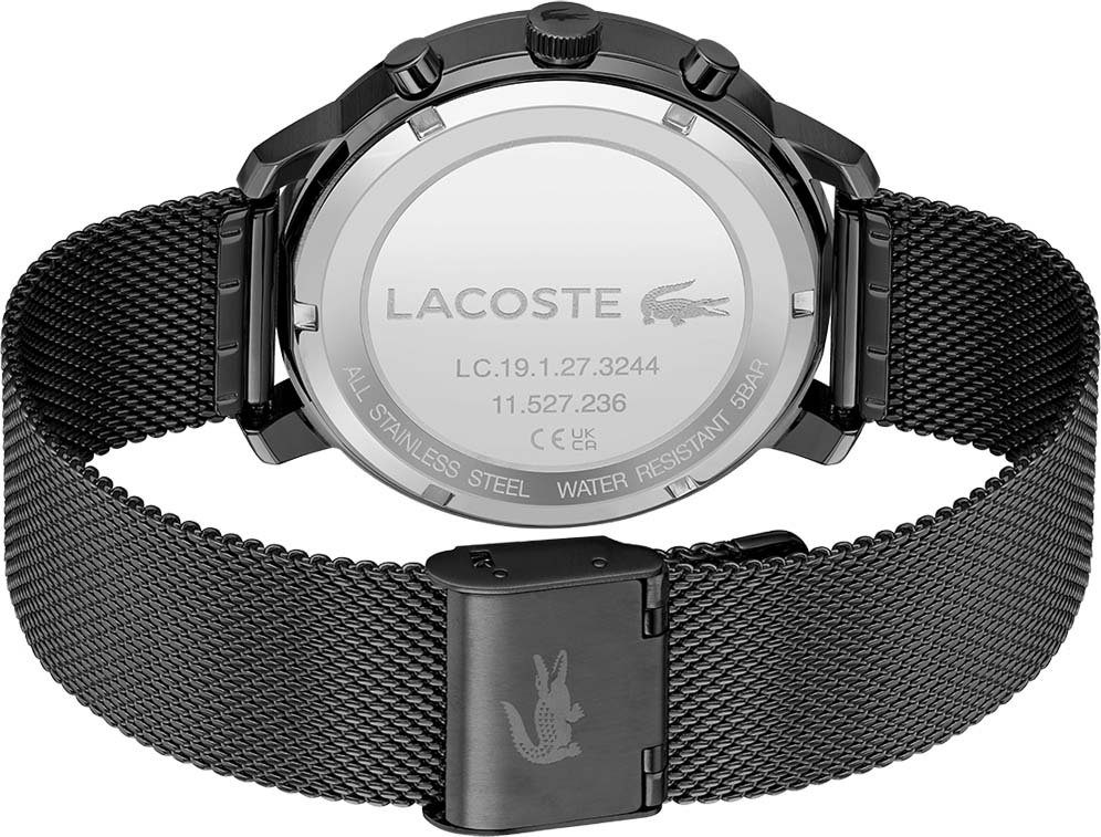 Lacoste Multifunktionsuhr Replay 2011194, Quarzuhr, Armbanduhr, Herrenuhr, Datum, Edelstahlarmband