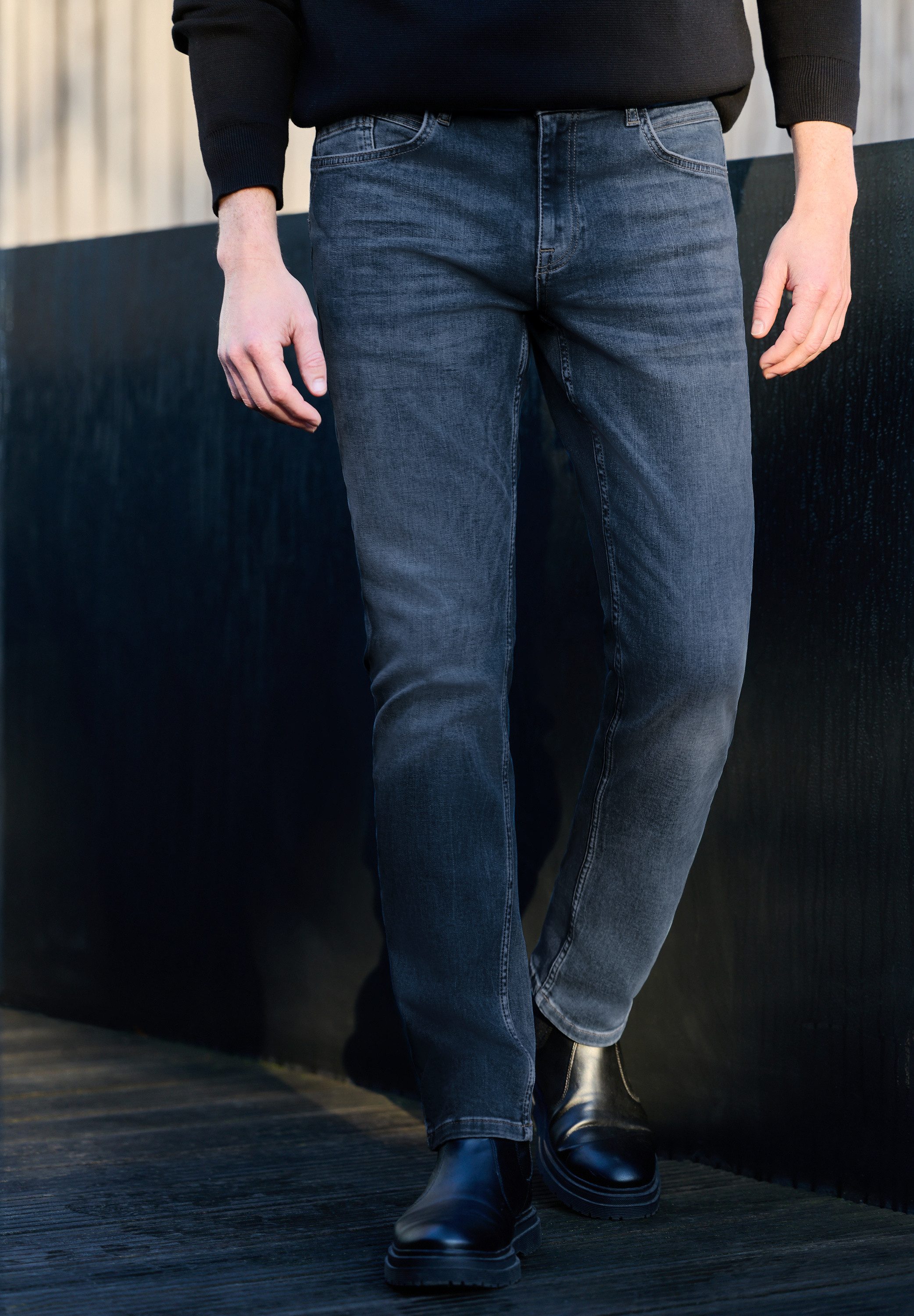 STREET ONE MEN Regular-fit-Jeans 5-Pocket-Style