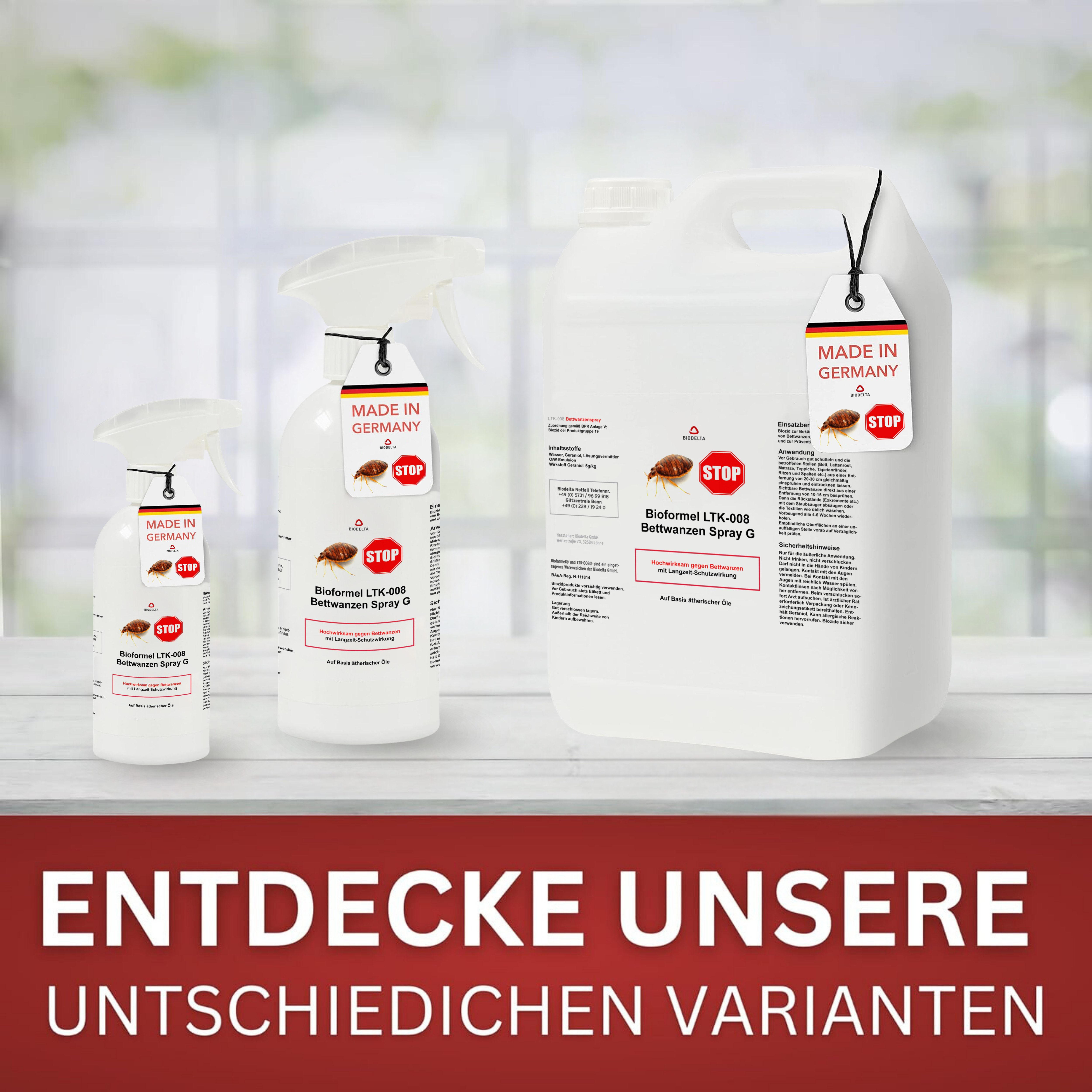LTK-008 Biodelta Insektenspray Bettwanzen N, 0.5 l, Sprühflasche oder Kanister, 500 ml – Bild 4 von 4