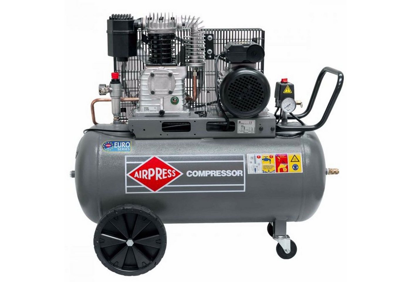 Thumbnail - Airpress Kompressor Kompressor 3 PS 90 Liter 10 bar HL425-90 Typ 360666, max. 10 bar, 90 l, 1 Stück