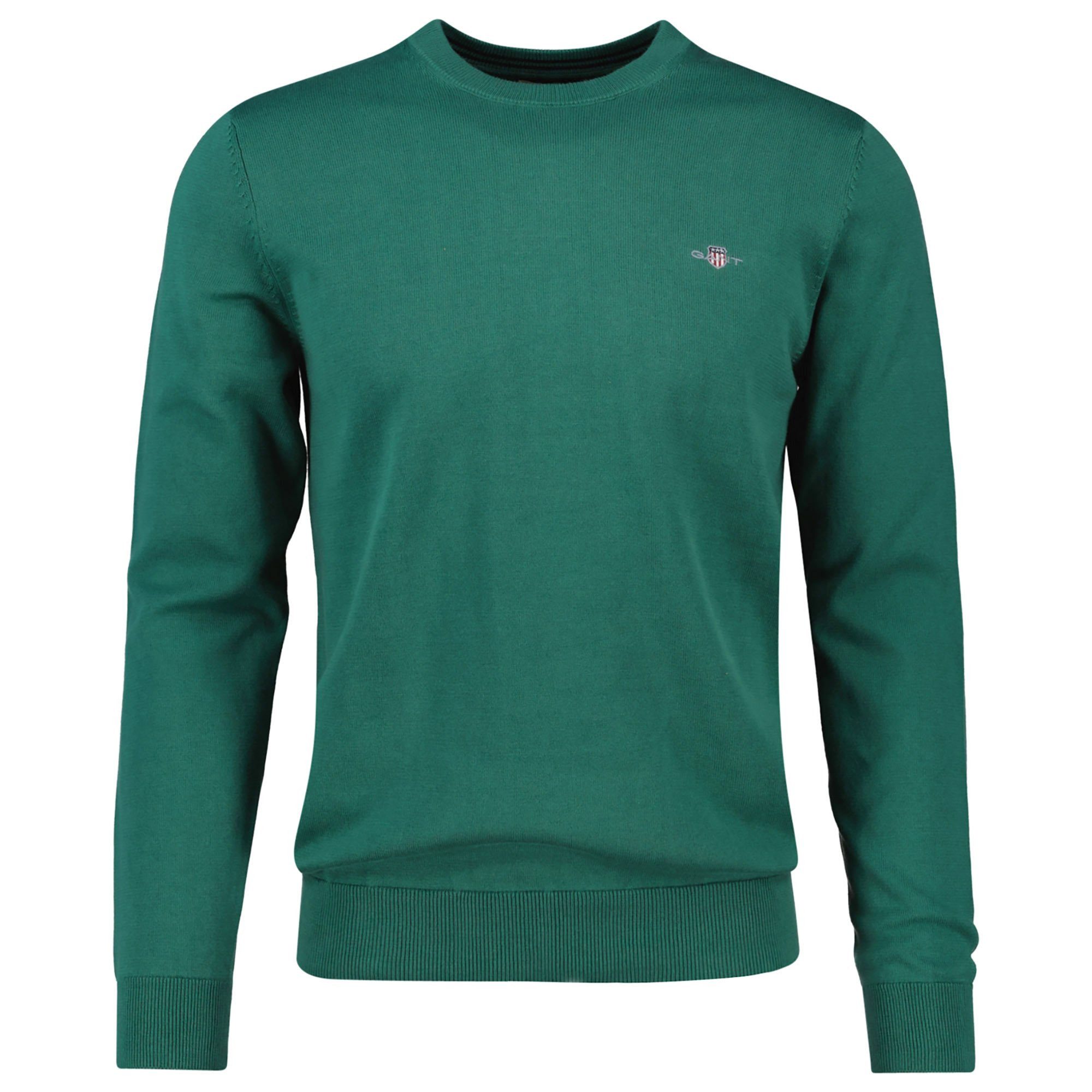Gant Rundhalspullover CLASSIC COTTON C-NECK Premium Strickpullver