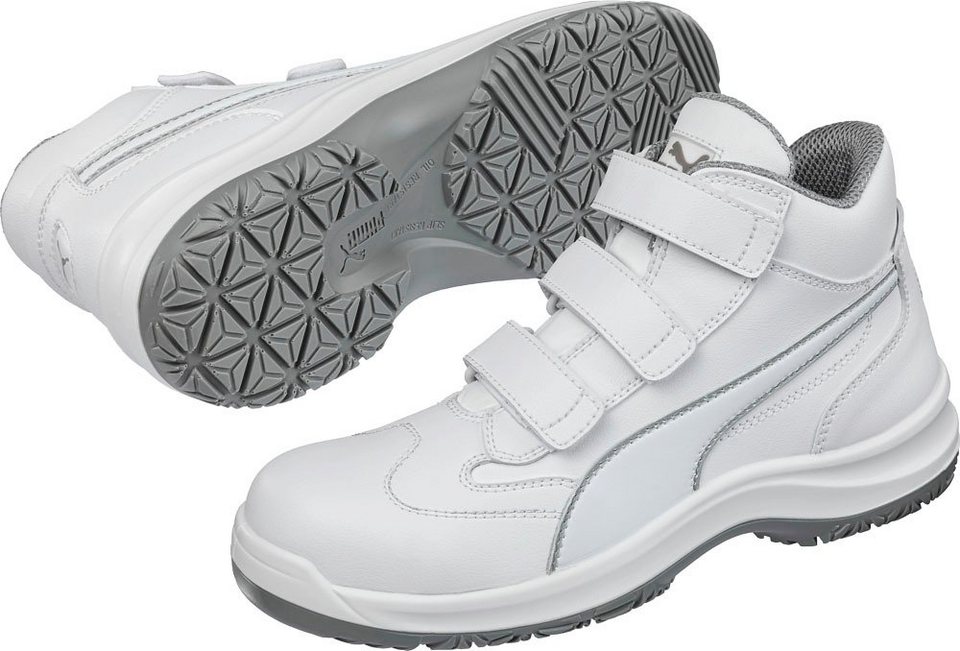 PUMA Safety Absolute MID Sicherheitsschuh Sicherheitsklasse S2, Dämpfendes  IQ.CELL eingebettet im Fersenbereich