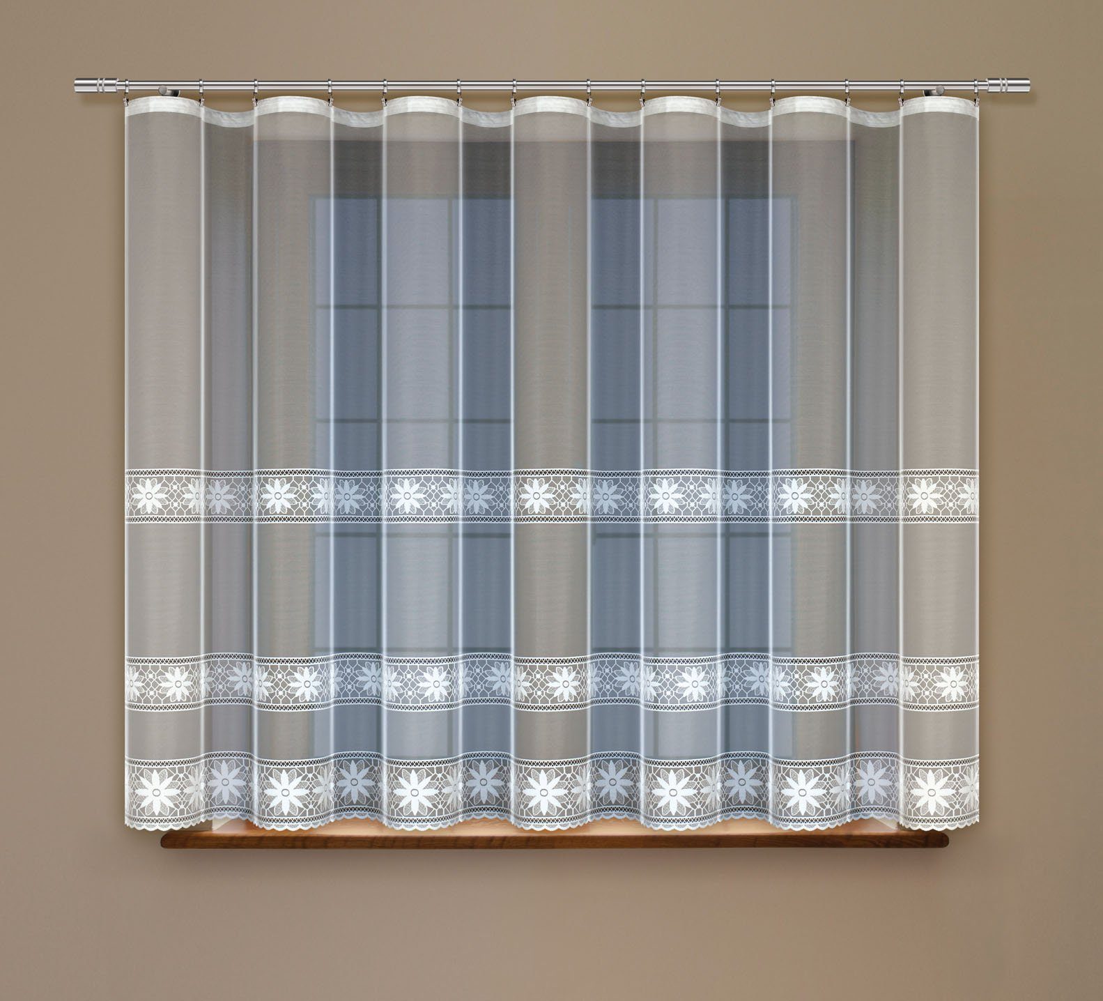 HAFT Gardine 160 cm Hoch, Weiß, günstig online kaufen