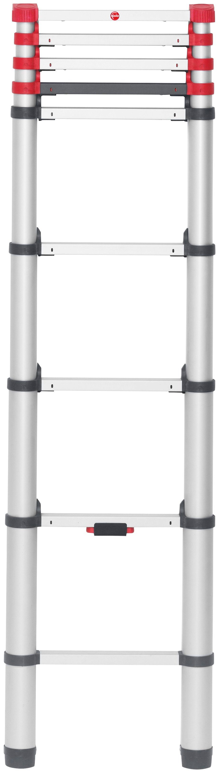 Hailo Sicherheits-Teleskopleiter FlexLine 260 Aluminium 9-stufig bis 150 kg günstig online kaufen