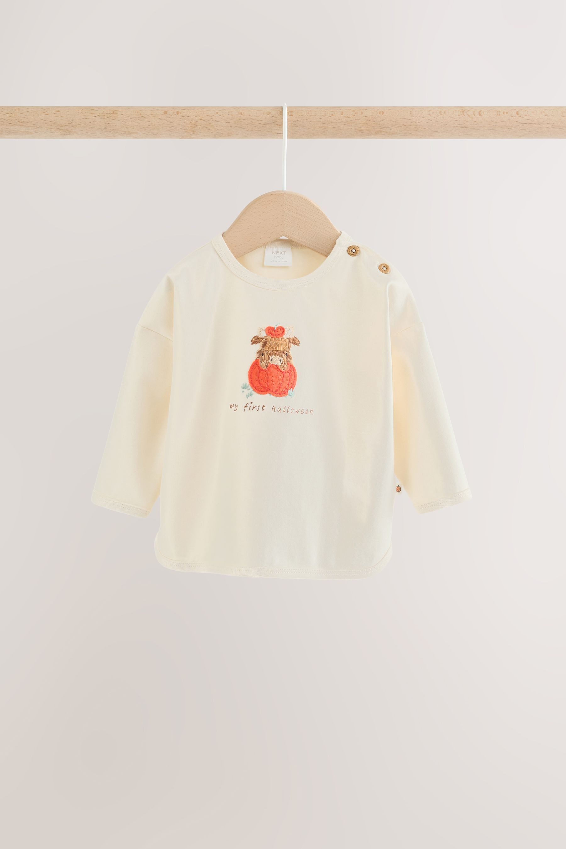Next Langarmshirt & Leggings Baby Oberteil und Leggings, My First Halloween (2-tlg) – Bild 3 von 5