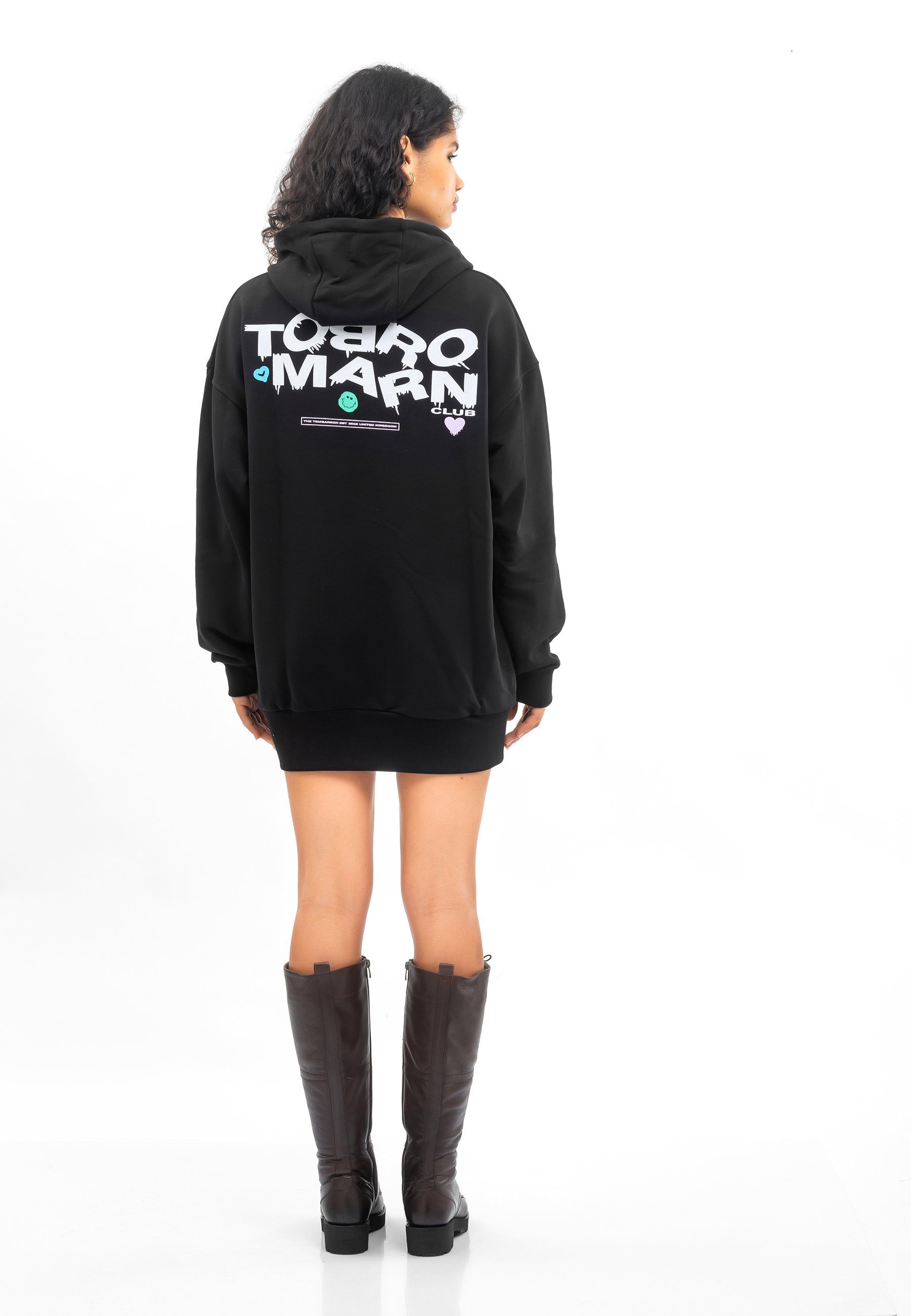 Tom Barron Kapuzensweatshirt WOMEN OVERSIZE FIT TUNIC SWEATSHIRT