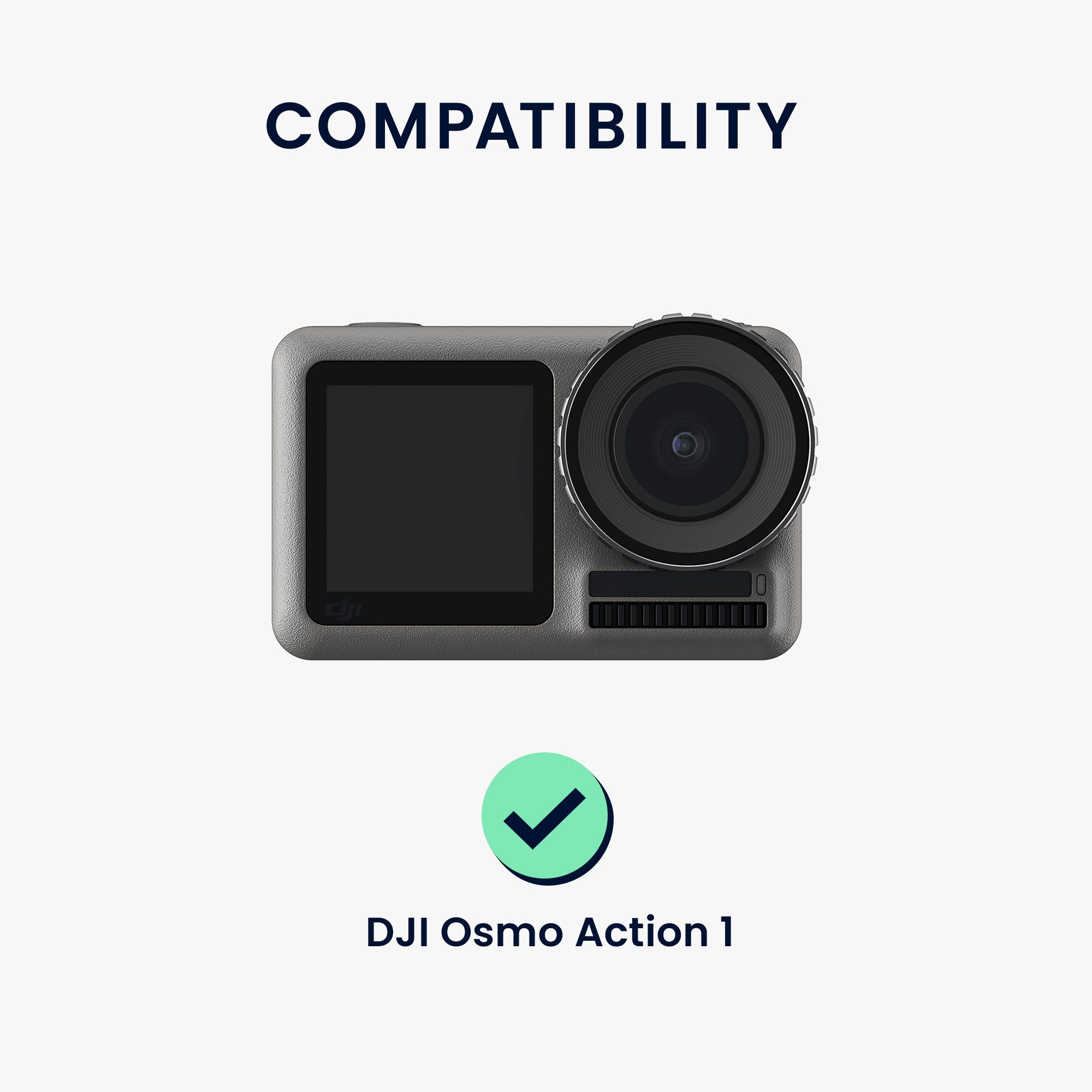 Drohne für (Kamera kwmobile Schutzhülle Action Cover Osmo - in Silikon Tasche DJI Schwarz) Hülle 1 Zubehör