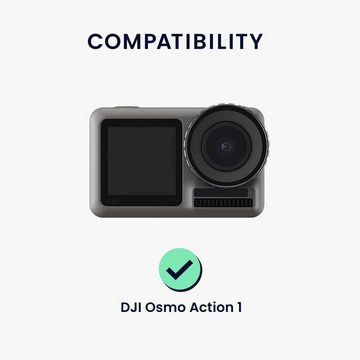 kwmobile Silikon Hülle für DJI Osmo Action 1 Zubehör Drohne (Kamera Tasche Schutzhülle - Cover in Schwarz)