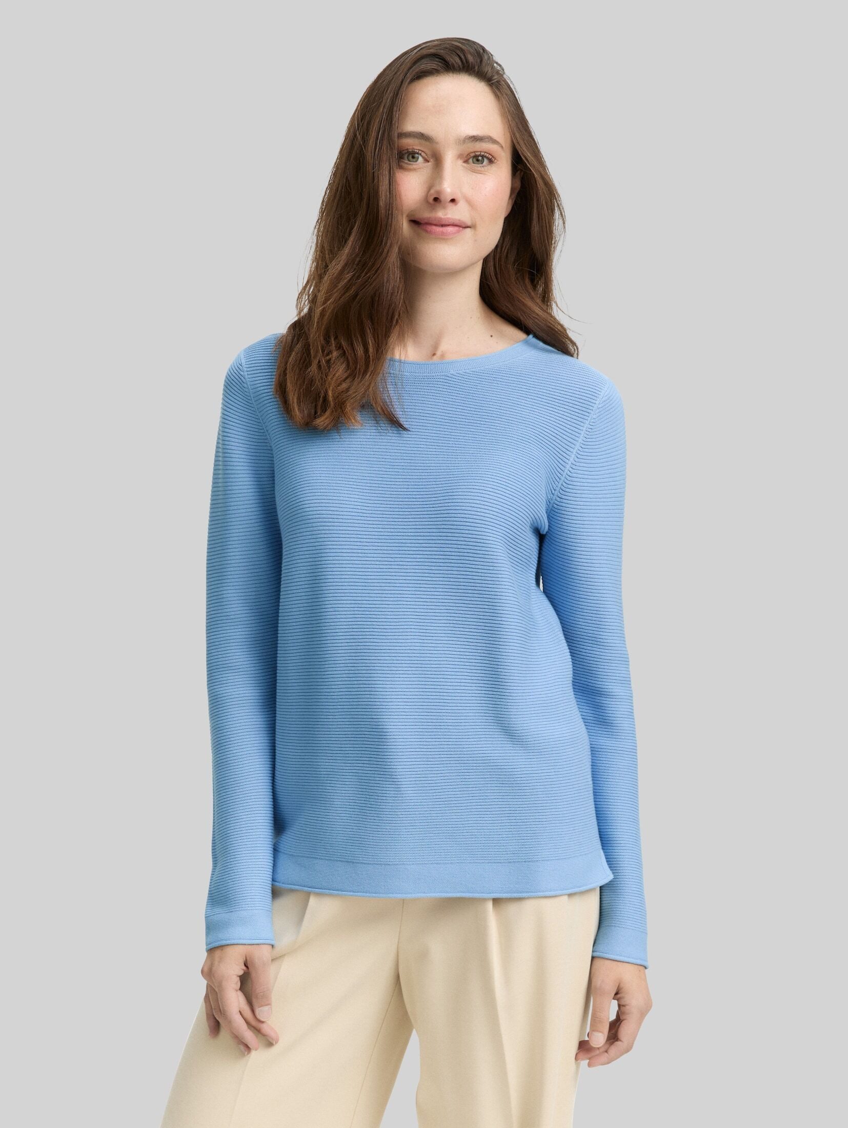 TOM TAILOR Strickpullover Pullover & Strickjacken Strickpullover aus Baumwolle