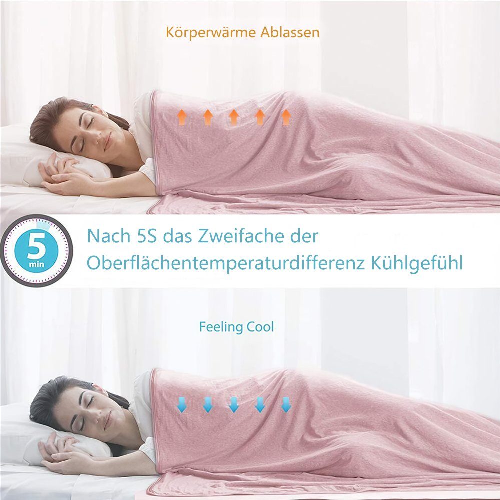 Elegear Sommerbettdecke Selbstkühlende 150x200cm Sofadecke(Q-Max >0,5), günstig online kaufen