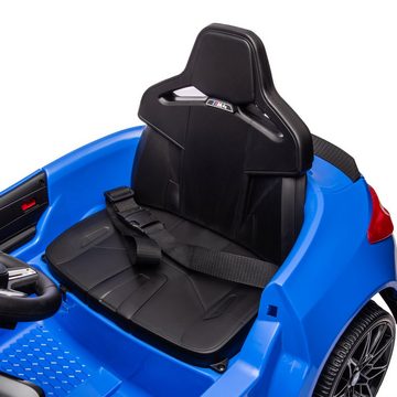 OKWISH Elektro-Kinderauto BMW M4 Kinderfahrzeug, Belastbarkeit 30 kg, Bremsautomatik Fernsteurung Bluetooth