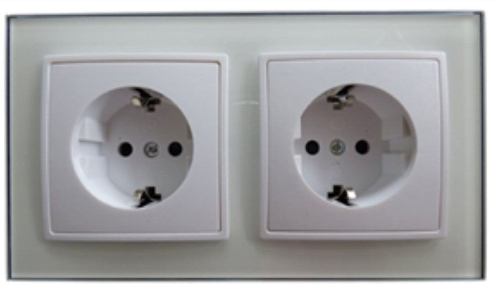 Lichtideen Schalter 7755 Abelka Nuovo weiß 2 x Schukosteckdose 230 Volt 16 Ampere (Langlebig: Kratzfest, elegant, bleibt makellos bei intensiver Nutzung)