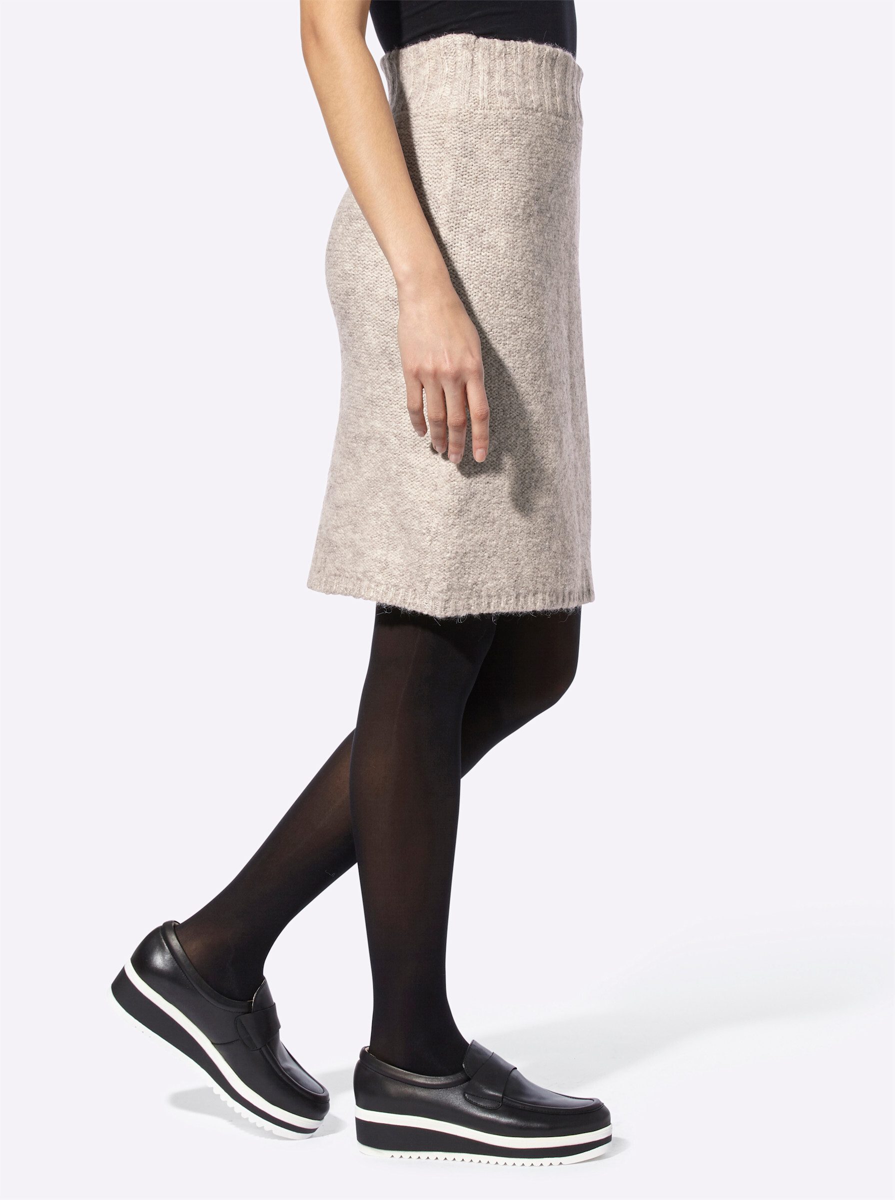heine Strickrock Strickrock Länge ca. 52 günstig online kaufen