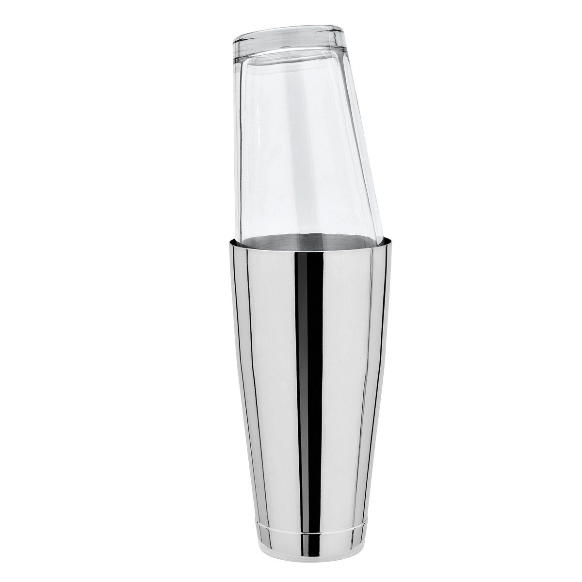 Cocktail Shaker Boston Shaker komplett - mit Original Mixing-Glas