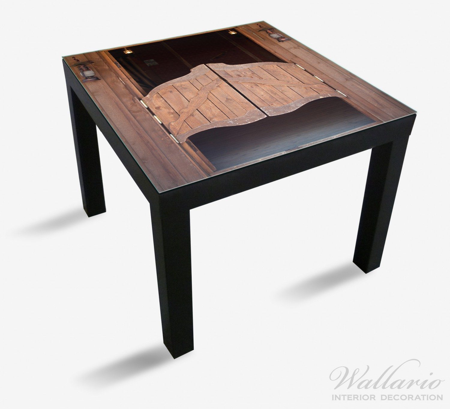 Ikea Wallario St), für Tisch geeignet Tischplatte (1 Saloontür Lack