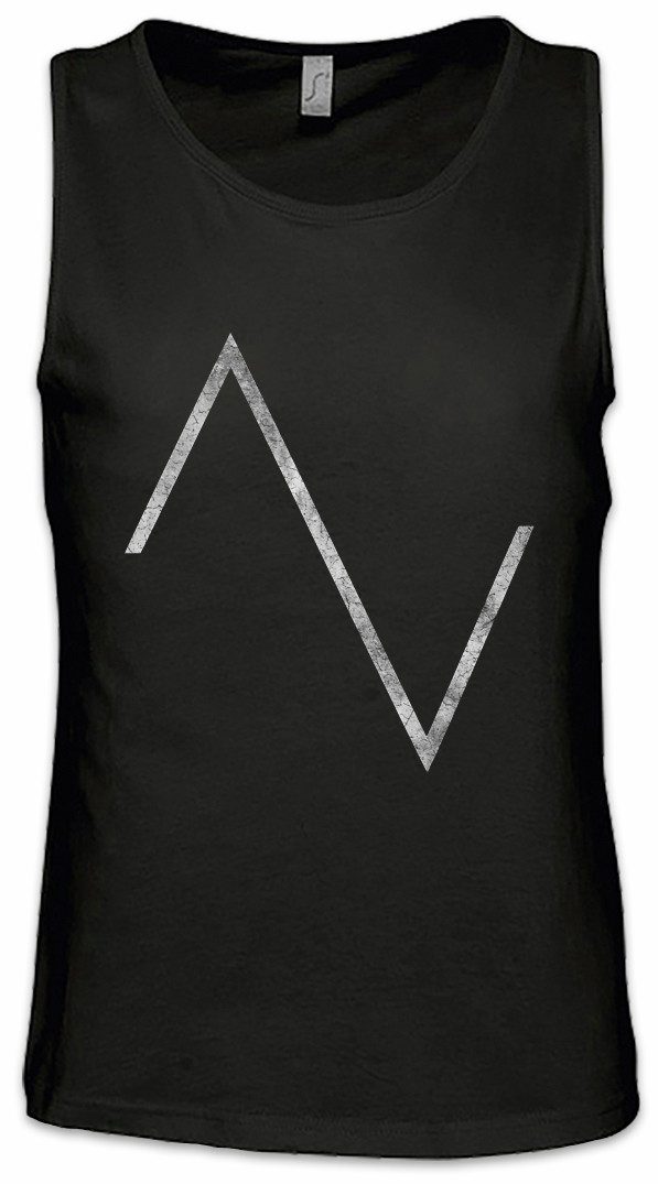 Urban Backwoods Tanktop Wave Triangle Ärmelloses T-Shirt Synthesizer Electro Techno LFO Musik Music DJ MC Elektro
