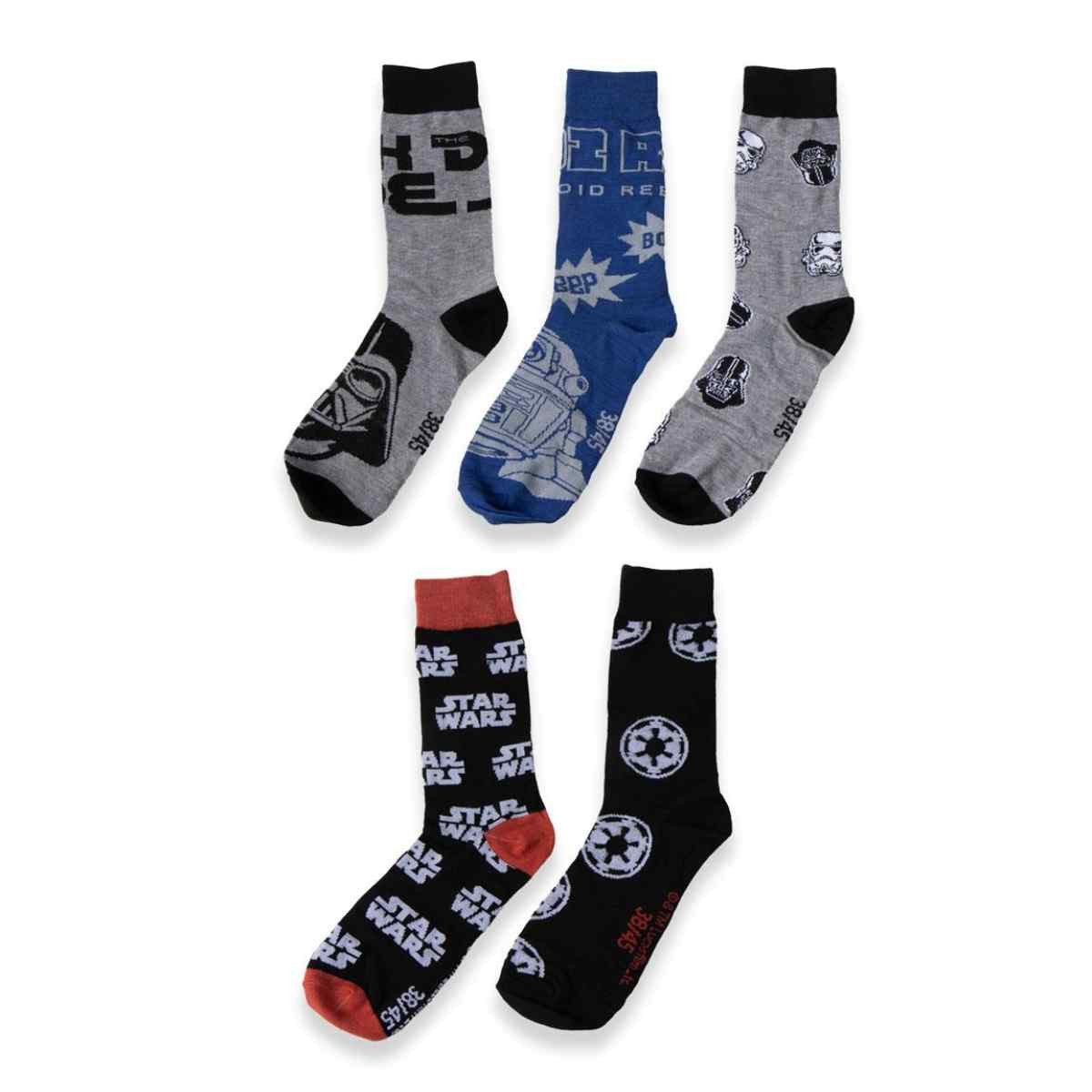 Star Wars Sportsocken Erwachsene Socken 12er Pack Lifestyle Design Größe 38-45 (12-Paar)
