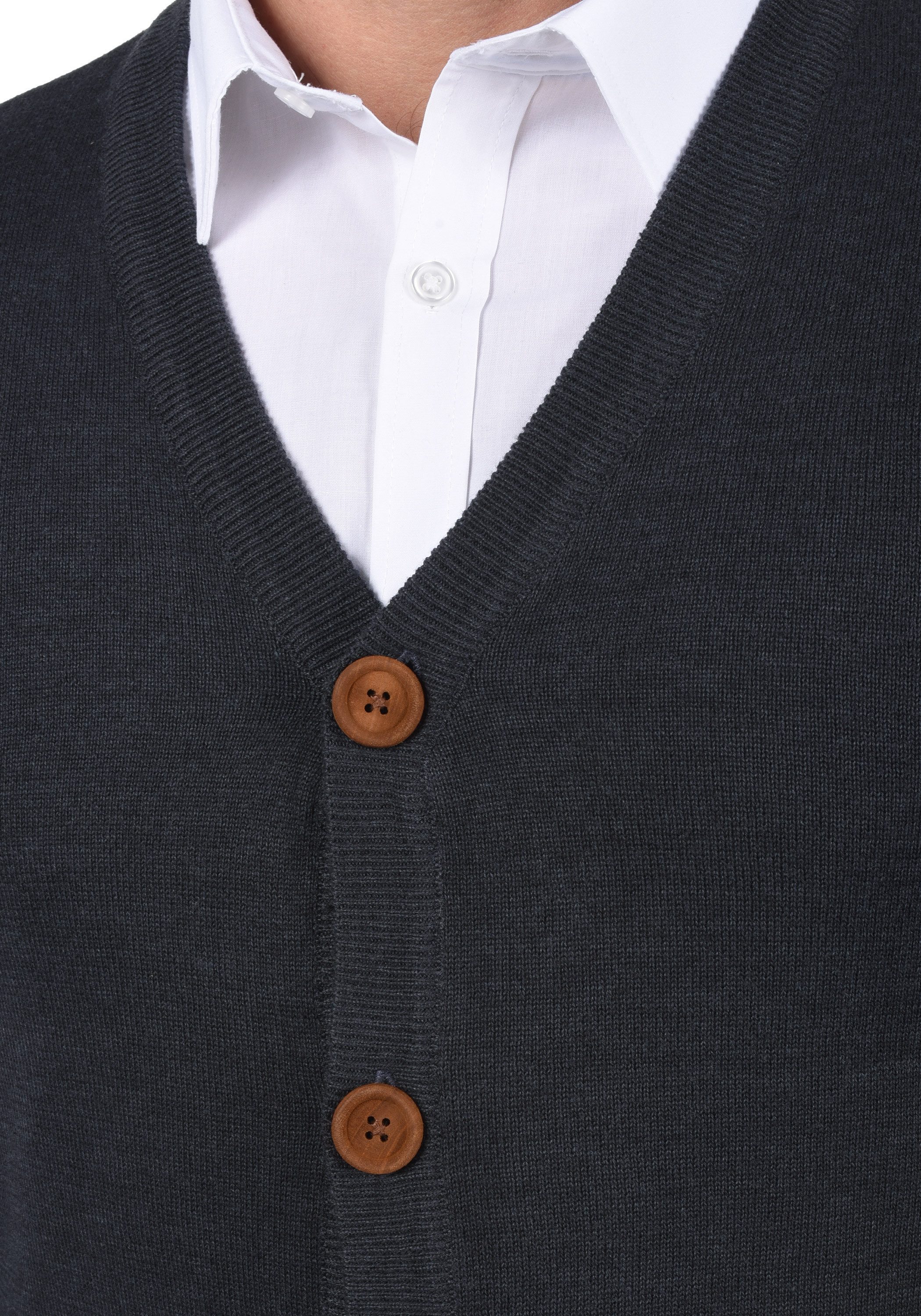 Blend Cardigan BHLennard Strickjacke mit Ton-in-Ton Ellenbogenpatches – Bild 5 von 5