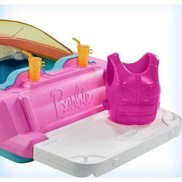 Mattel® Puppen Accessoires-Set Mattel GRG29 - Barbie - Speedboot mit Zubehör, ohne Puppe