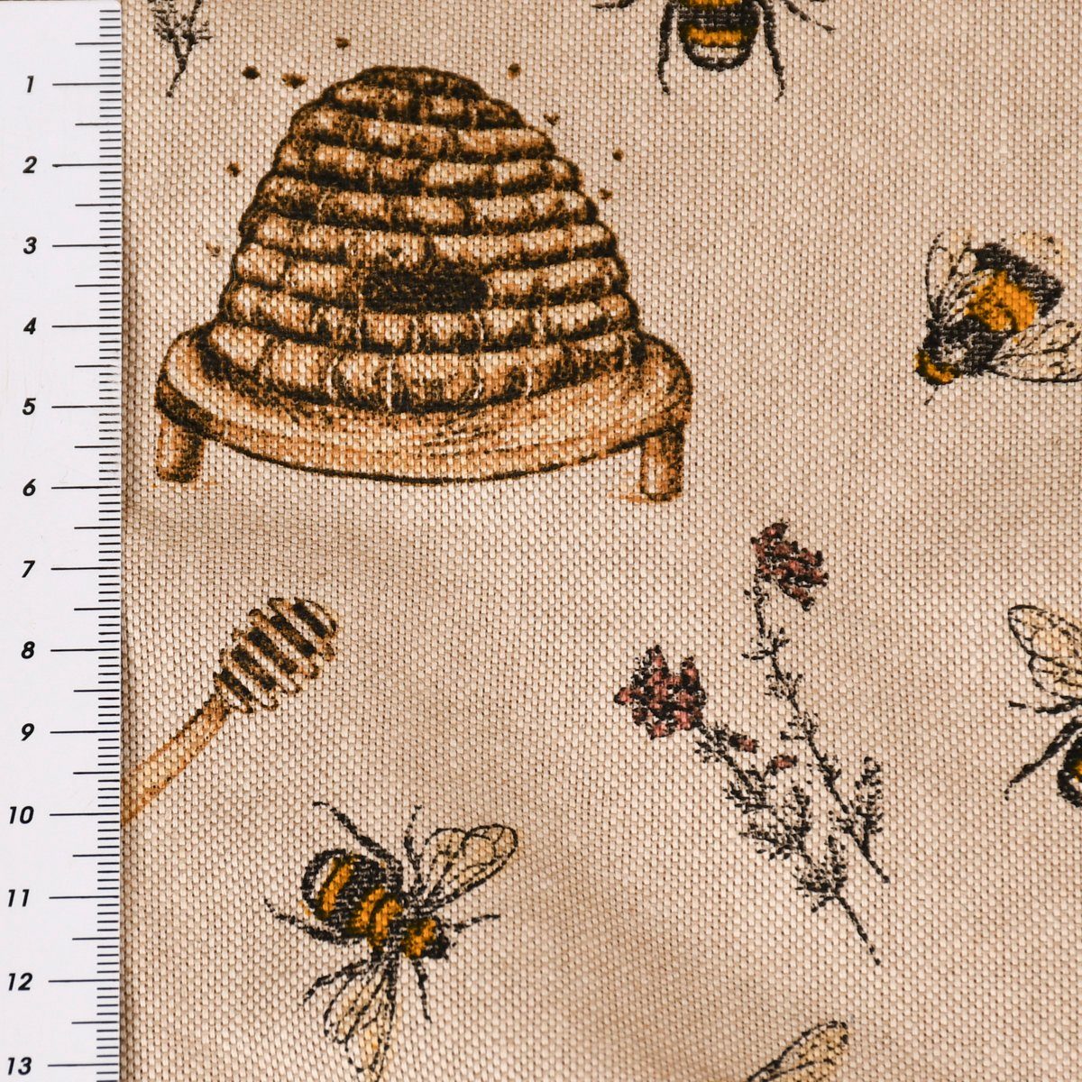 SCHÖNER LEBEN. Tischdecke SCHÖNER ge, Tischdecke LEBEN. natur Honey Korb Buzzing handmade Bee Honig Bienen
