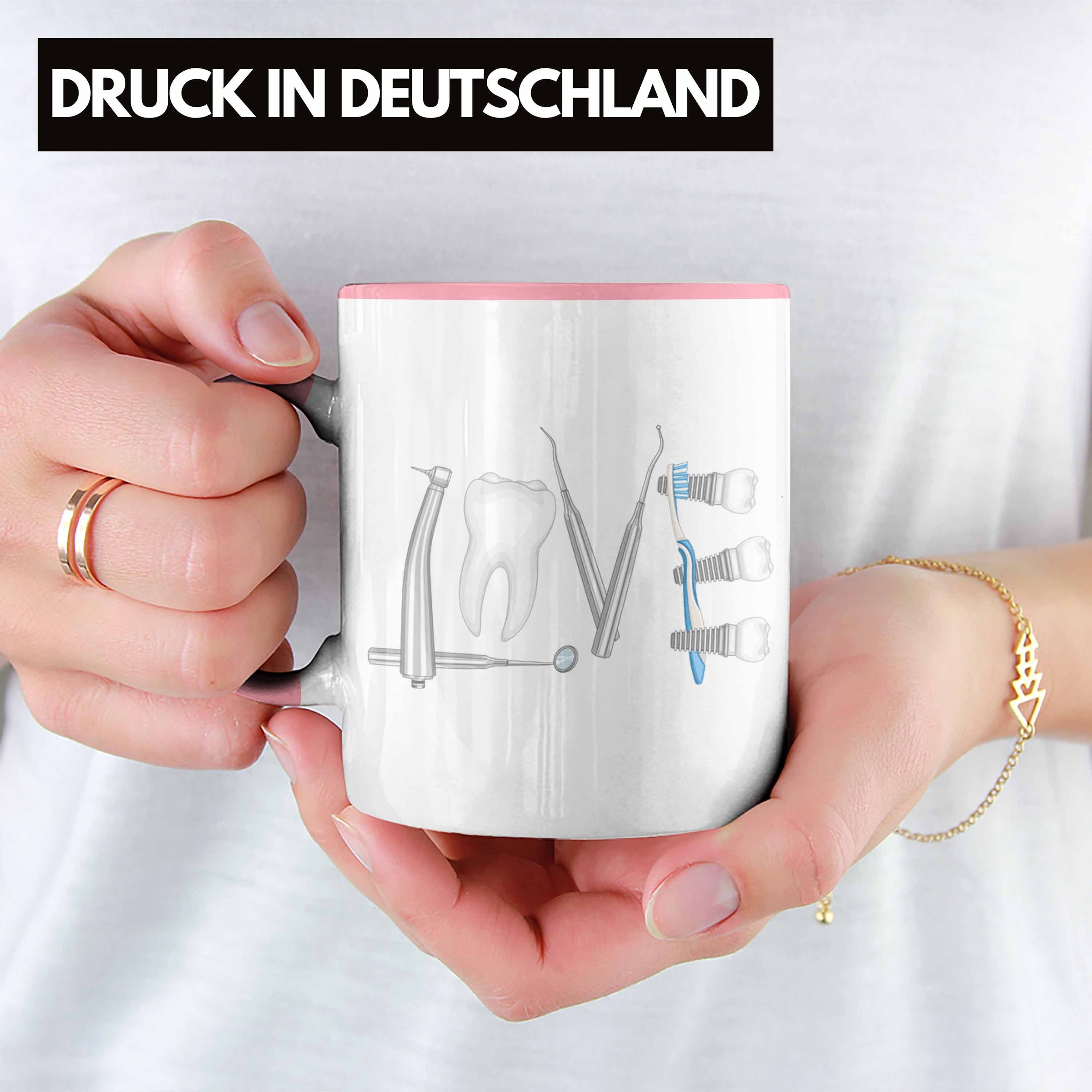 Zahnarzt Trendation Tasse Praxis Love Geschenkidee Zahnmedizinische Tasse Zahnärztin Rosa Lustig Trendation Zahnarzthelferin Geschenk - Zahntechniker Zahntechniker - Fachangestellte