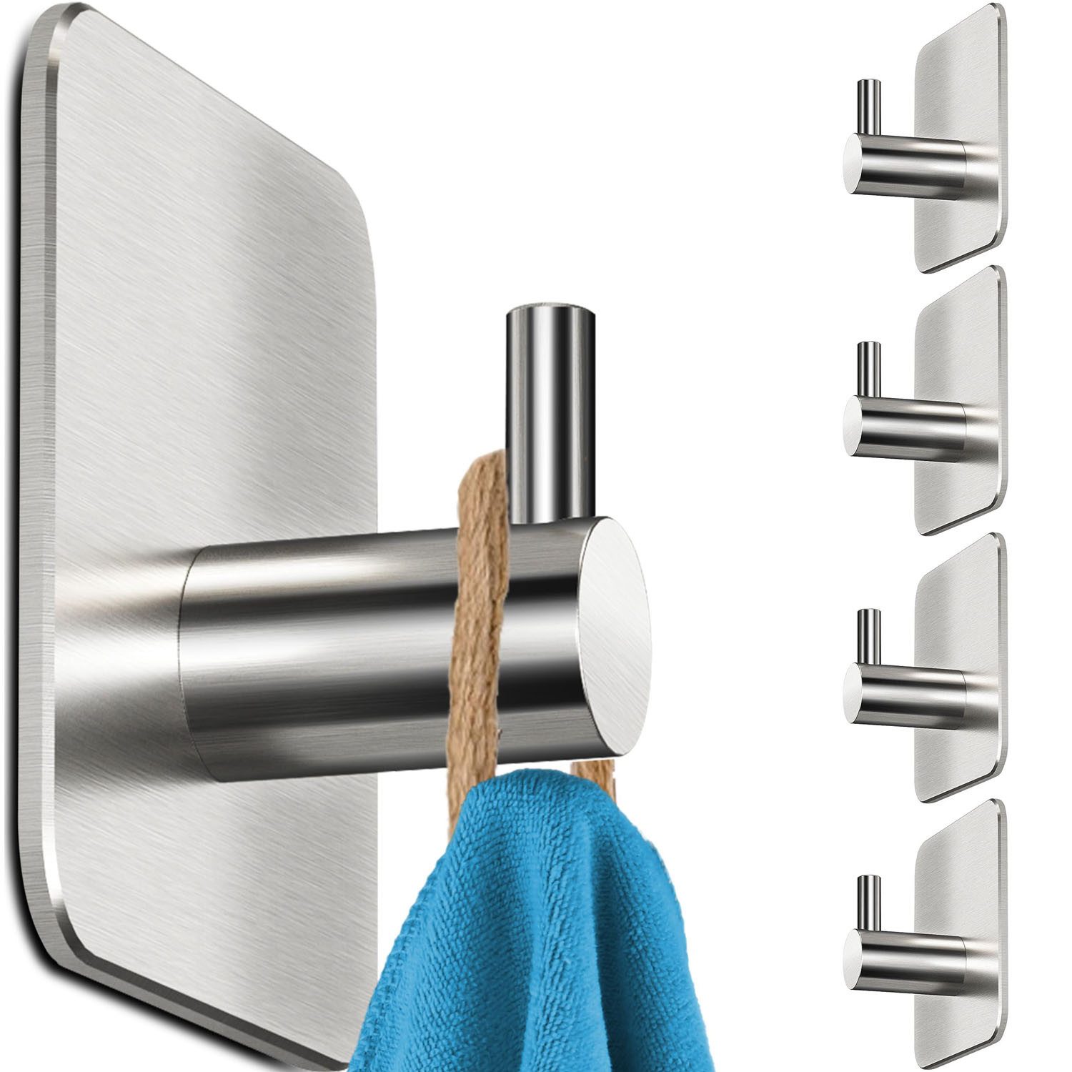 SURFOU Handtuchhaken 5 / 10 StückHandtuchhalter Ohne Bohren Klebehaken für günstig online kaufen