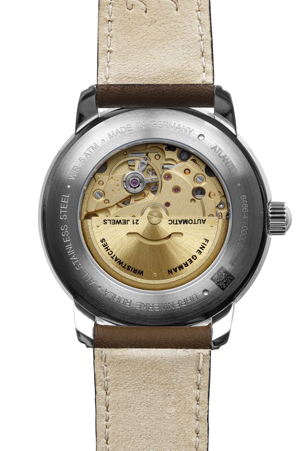 ZEPPELIN Automatikuhr 8466-4, Herrenuhr Automatik Atlantic Braun/Grün