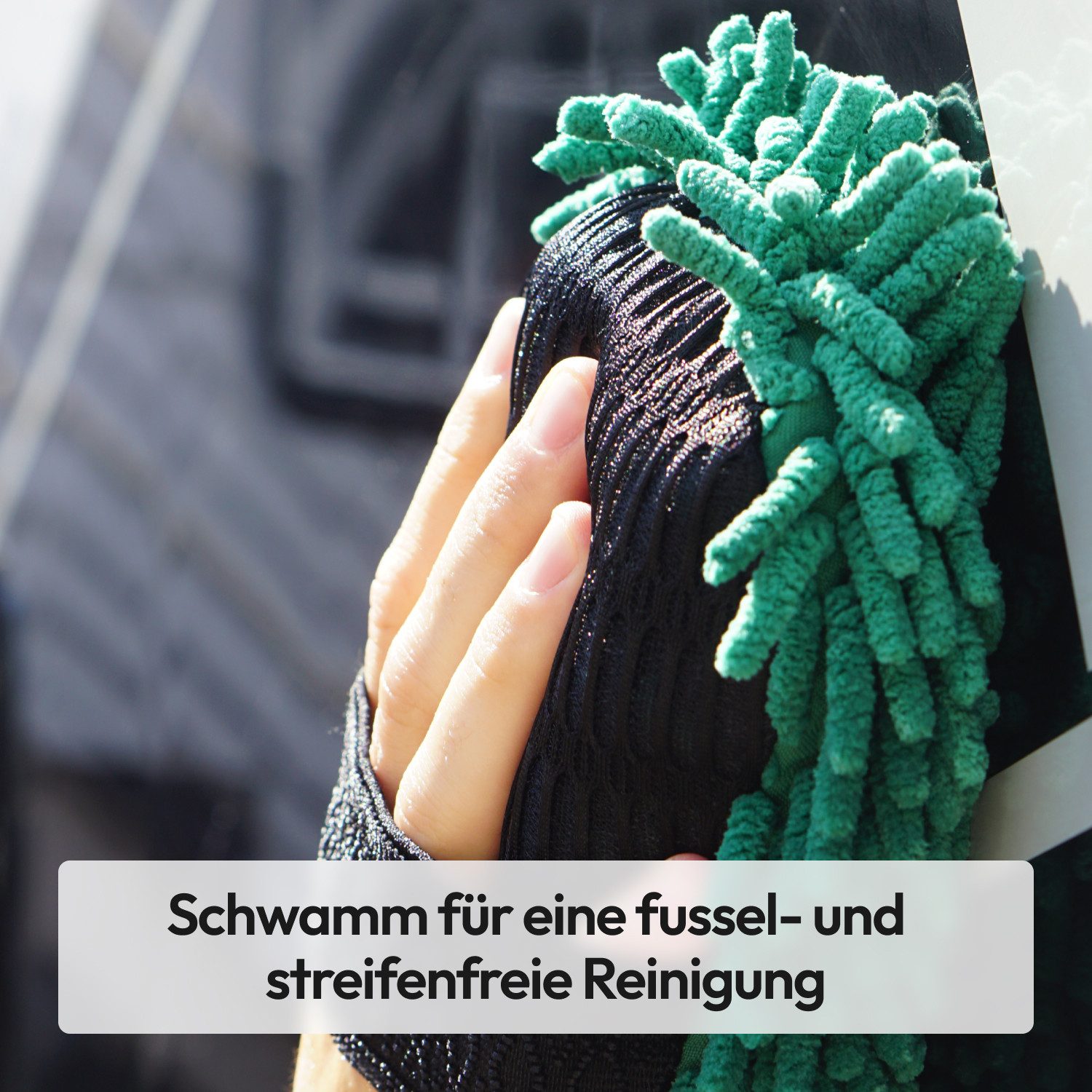 Thumbnail - TRAVORA Reinigungs-Set Großer Autoschwamm 3er Set Mikrofasertücher für schonende Reinigung