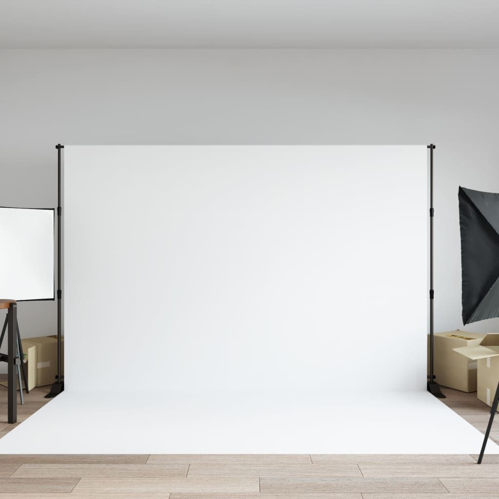 vidaXL Fotohintergrund 305 x 243 cm Hintergrundstativ Schwarz 305x243 cm Stahl Fotograf Zubeh – Bild 2 von 5