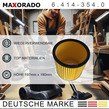 Maxorado Staubfilter Patronenfilter Faltenfilter für Kärcher 2001 2201 3011 6.414.354.0, Zubehör für Kärcher 2001, Kärcher K 2001, Kärcher K 2201, Kärcher K 2901, Kärcher NT 211, Kärcher NT 251, Kärcher NT 301, Filter Nass- und Trockensauger NT 301 251 211 K 300 2901