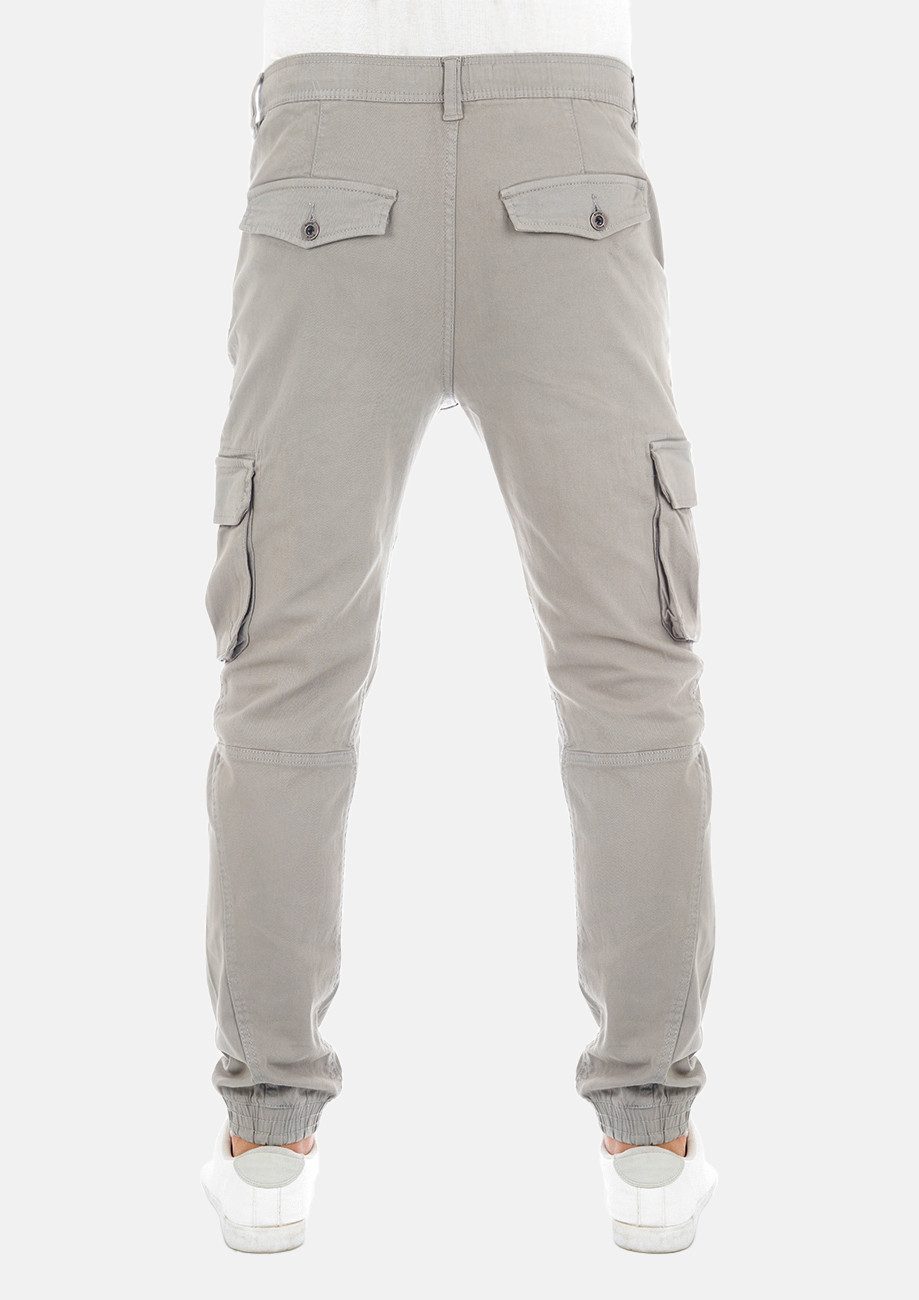 riverso Cargohose Herren Hose RIVHanno Slim Fit Outdoor Freizeithose mit Stretch