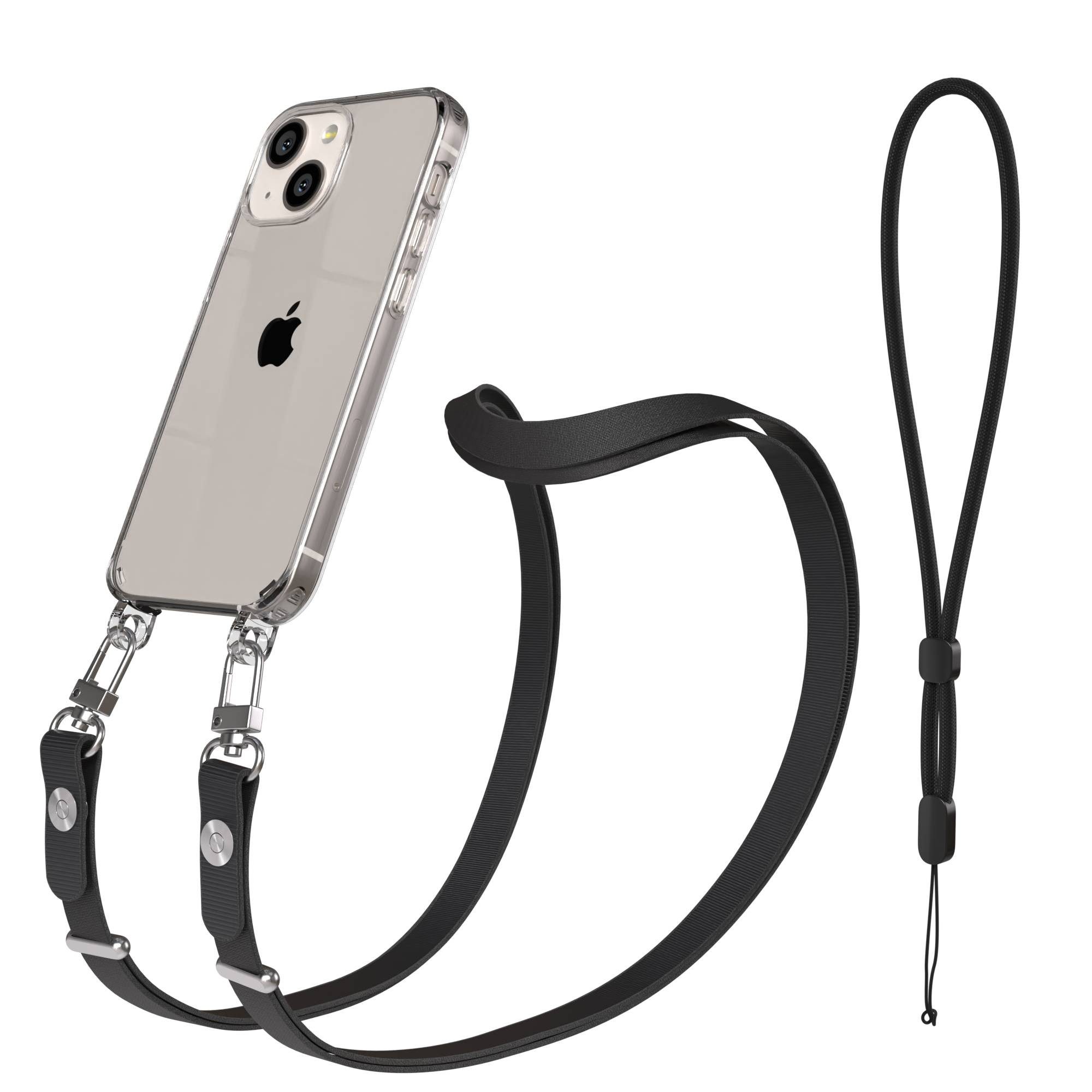 Handykette für Apple iPhone 13 Mini Handyhülle mit Handyband magnetisch